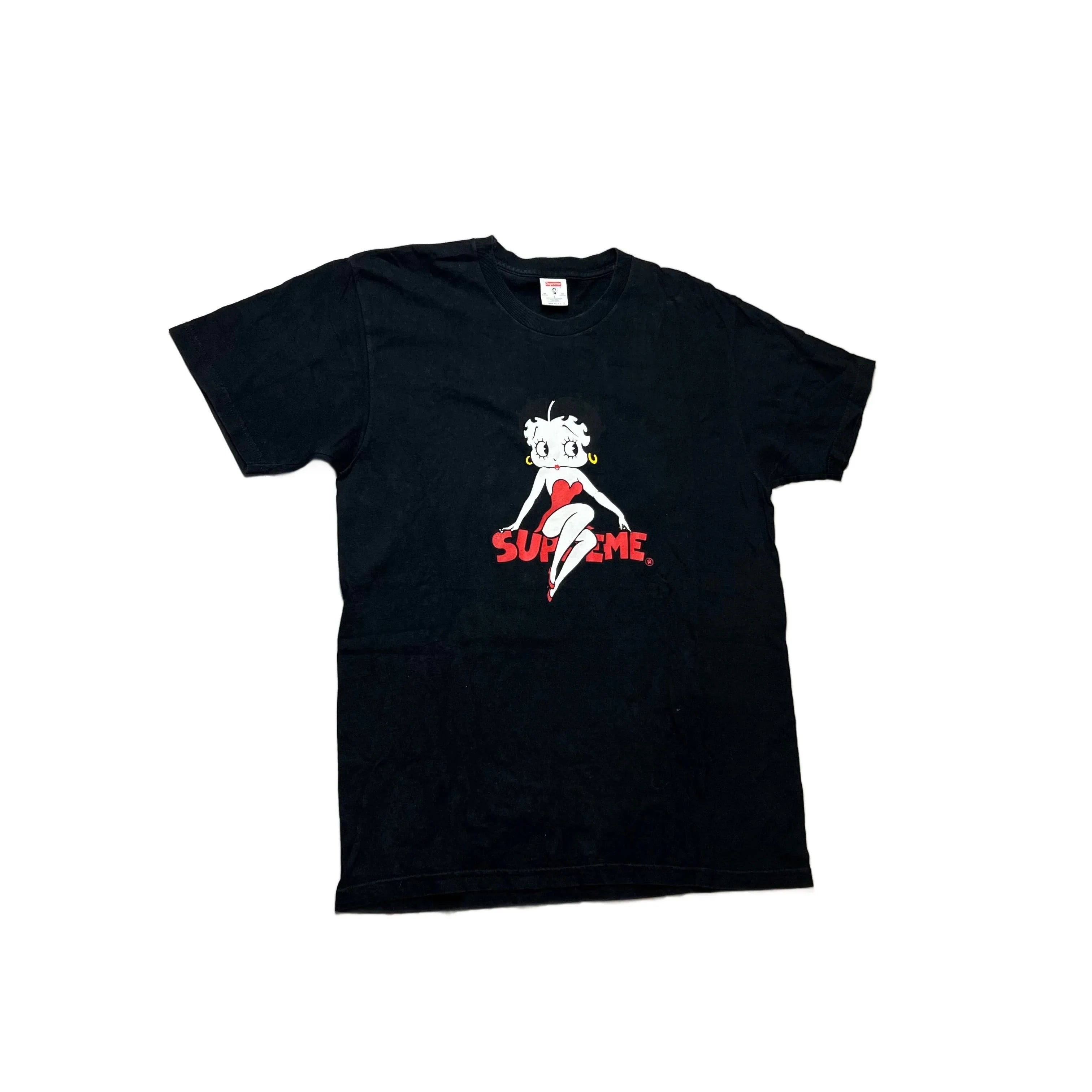 Black Supreme Betty Boop Tee - L