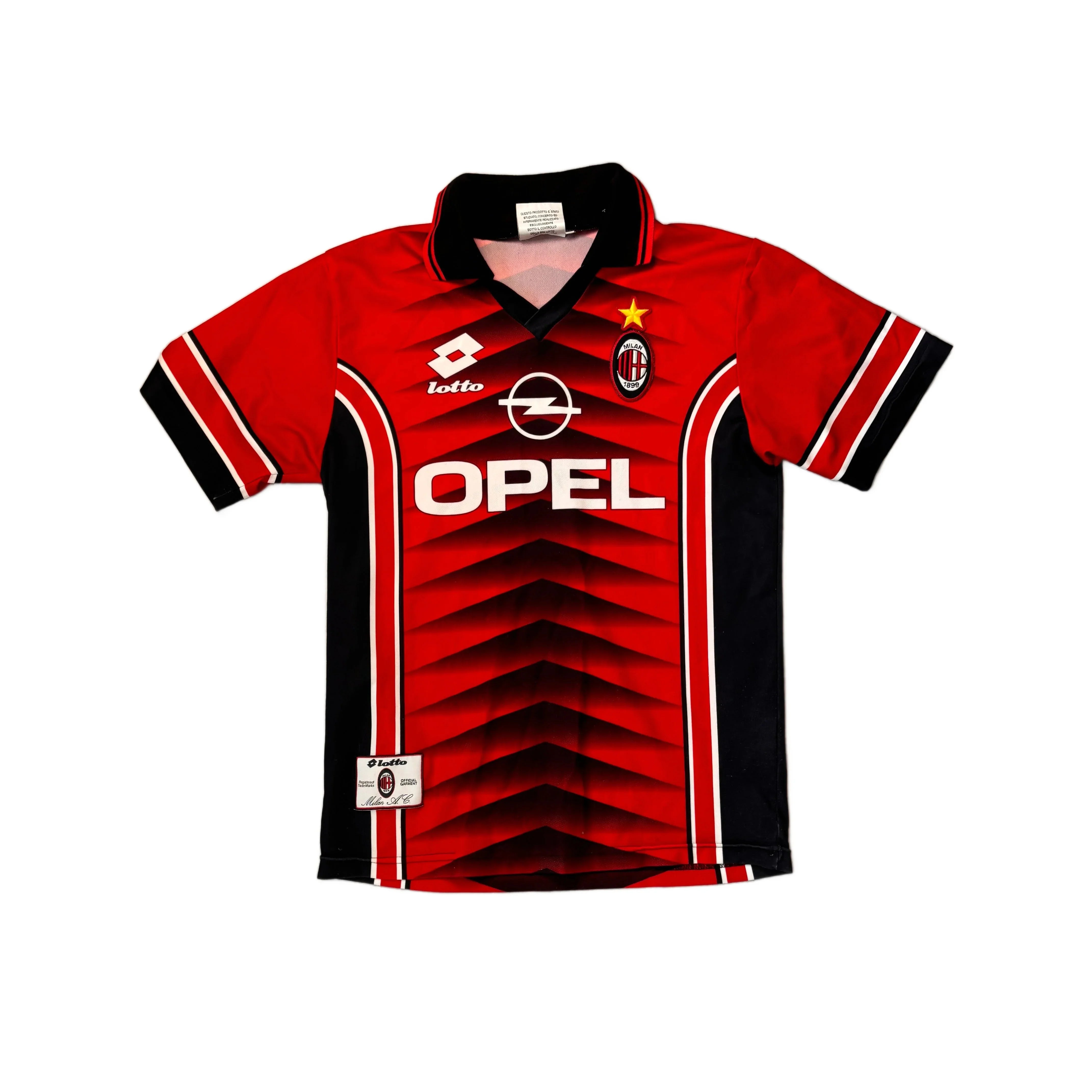 1996 - 97 AC Milan Training Shirt - M