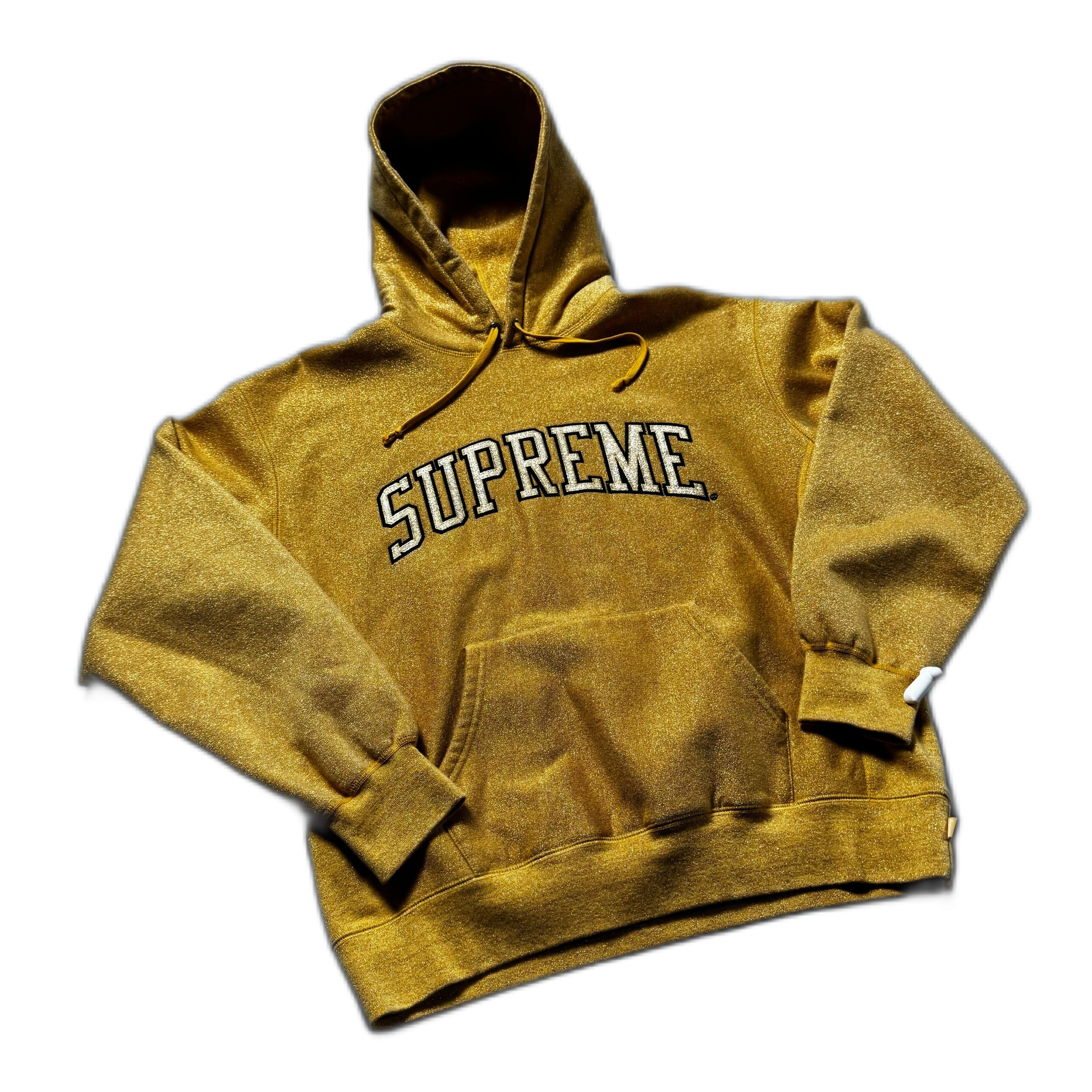 Yellow Supreme Hoodie - M