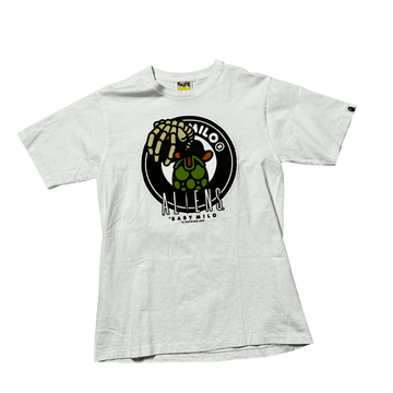 White A Bathing Ape (BAPE) x Aliens Tee - M