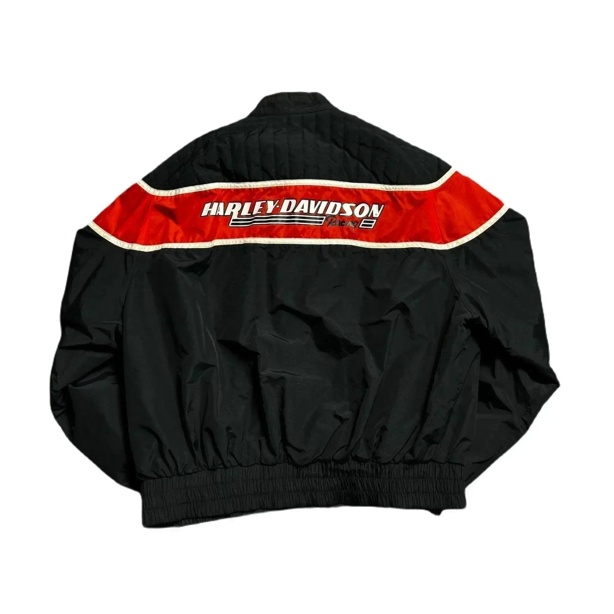 Vintage Black Harley Davidson Jacket - XL
