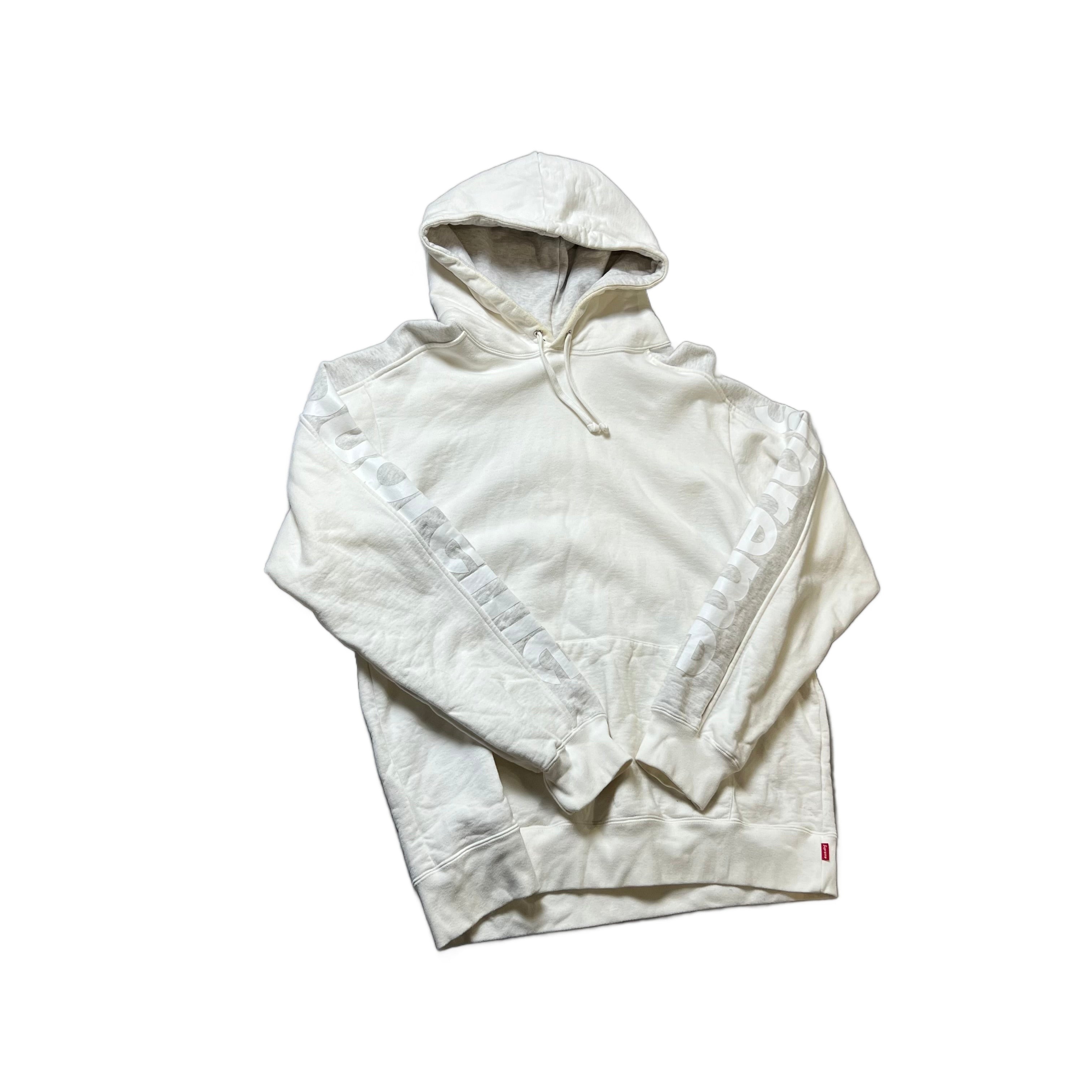 White Supreme Hoodie - L