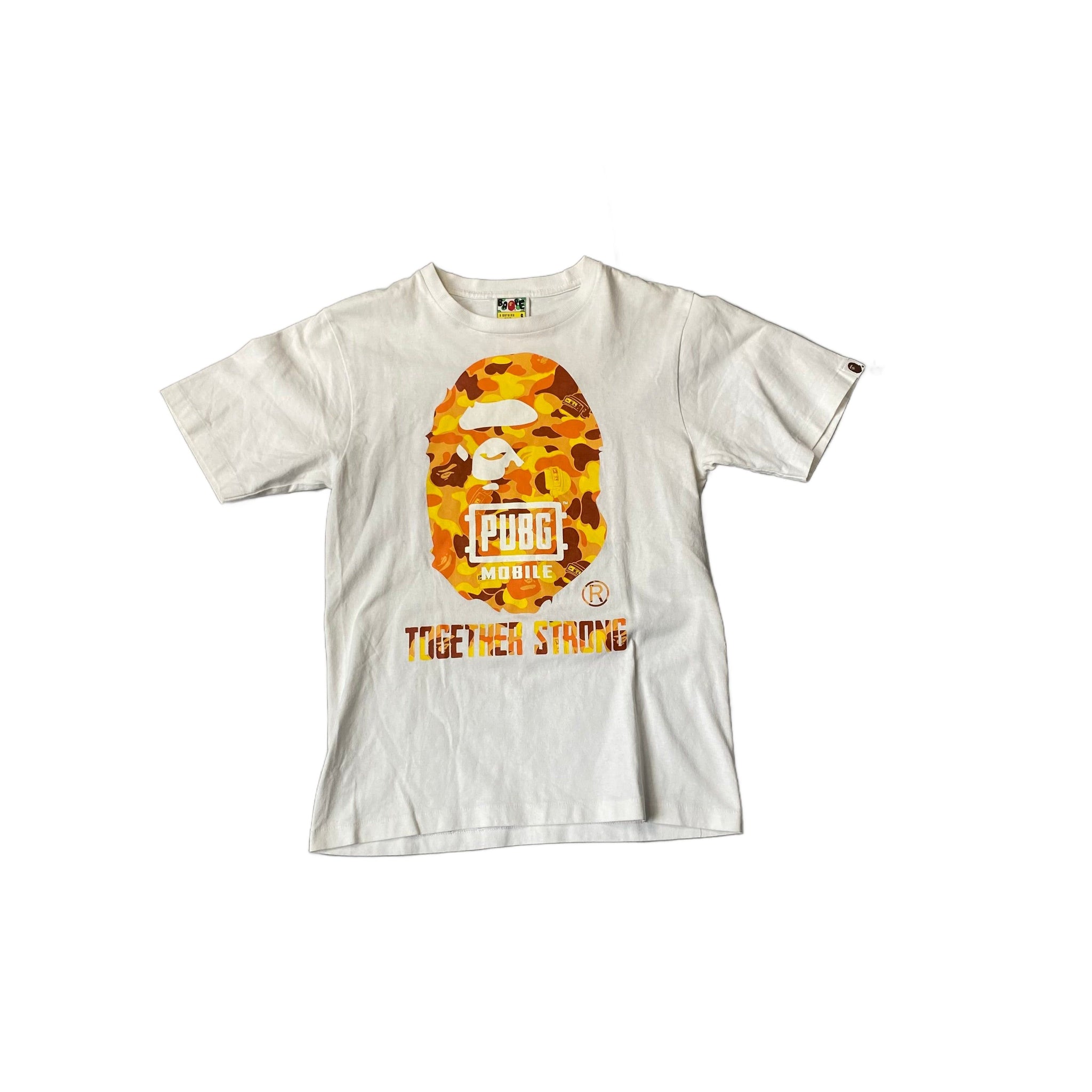 White A Bathing Ape (BAPE) x PUBG Tee - S