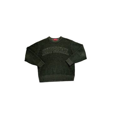 Green Supreme Knitted Sweatshirt - S