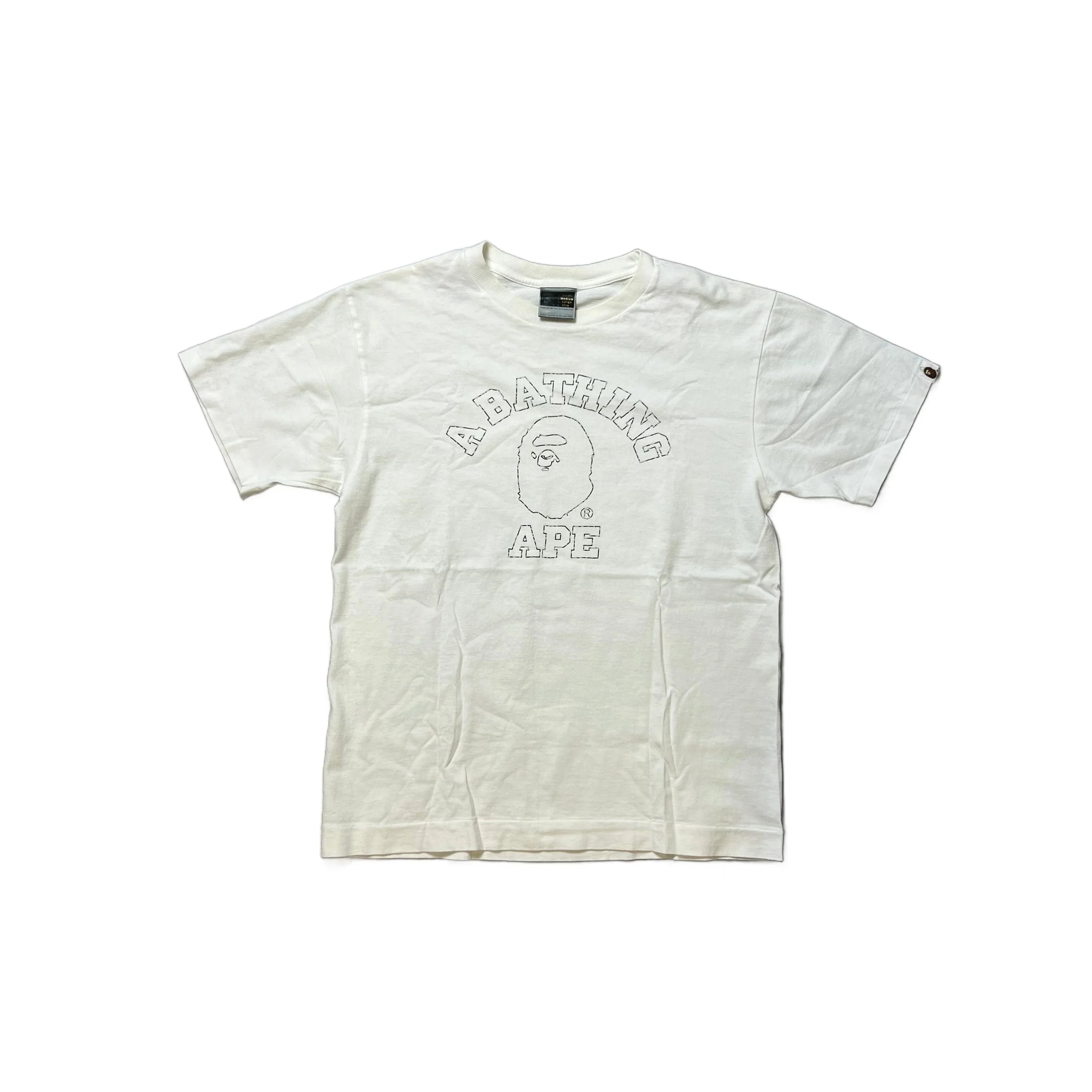White A Bathing Ape (BAPE) Tee - M