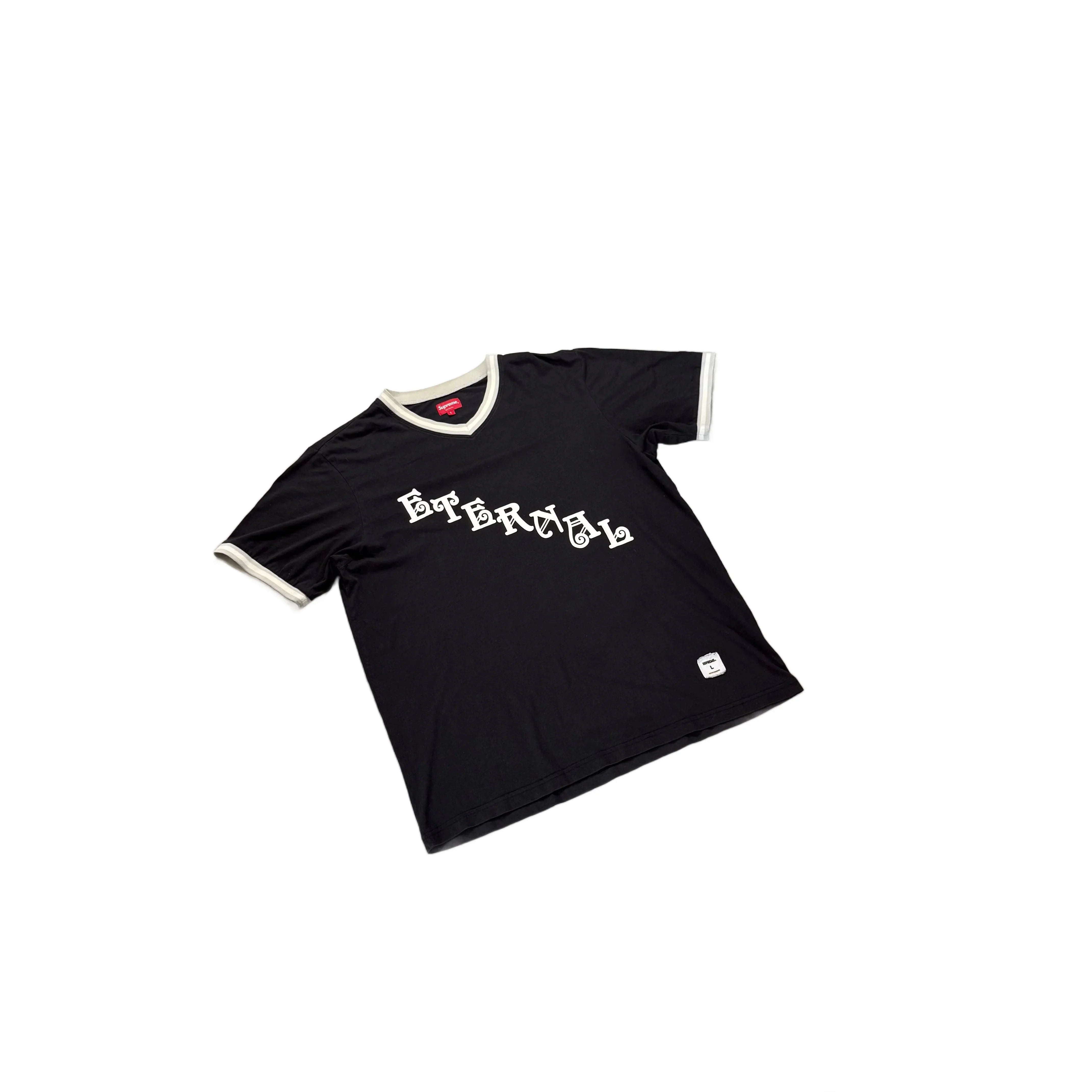 Black Supreme Tee - L