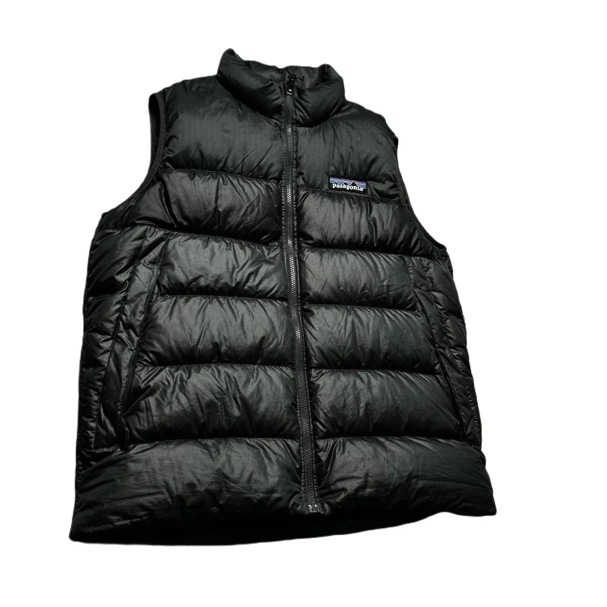 Vintage Black Patagonia Puffer Gilet - XL