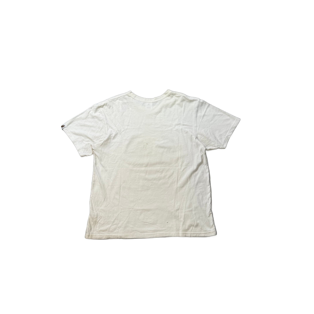 White A Bathing Ape (BAPE) x Reebok Tee - L