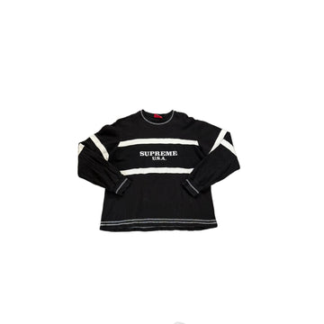 Black Supreme Sweatshirt - M