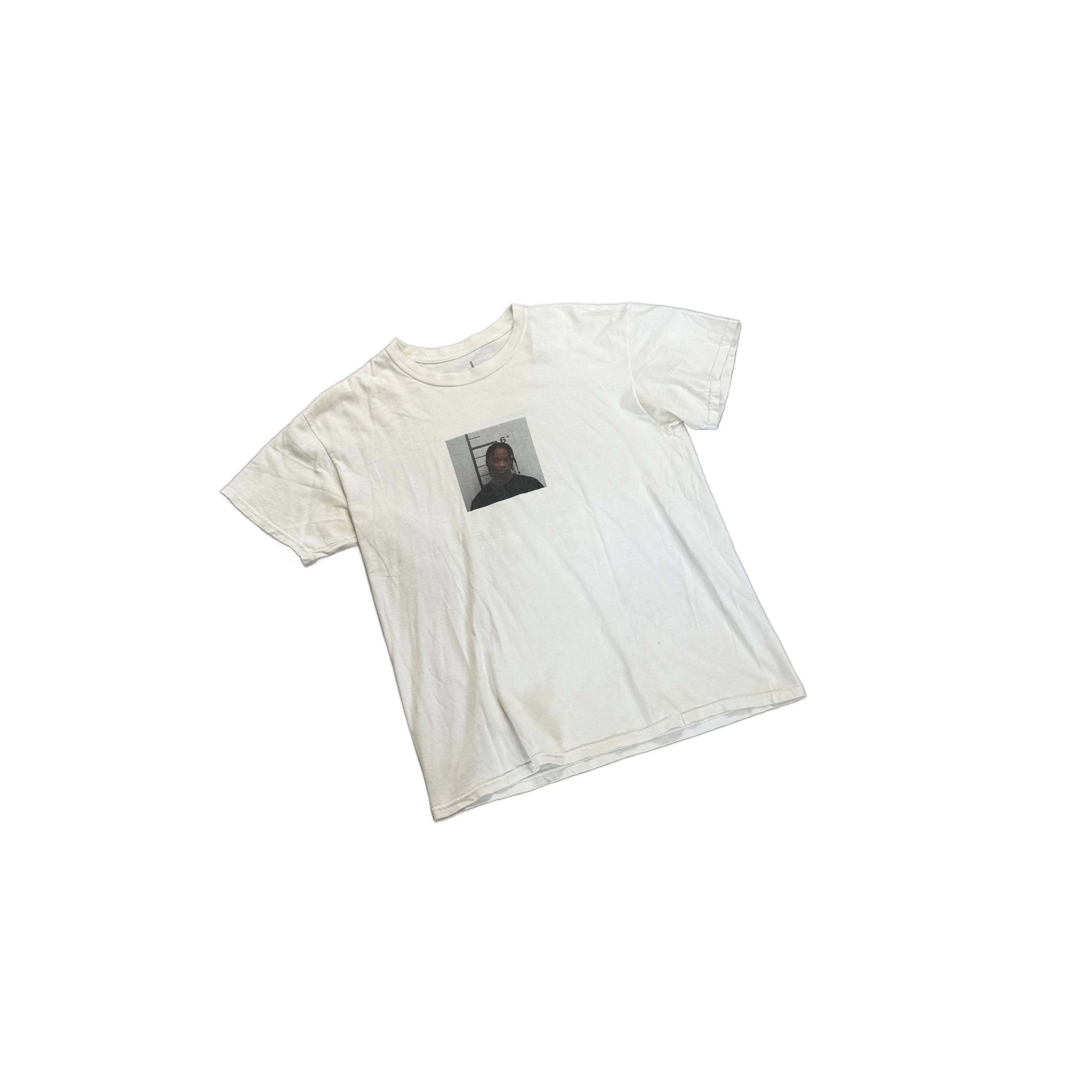 White Travis Scott Tee - L