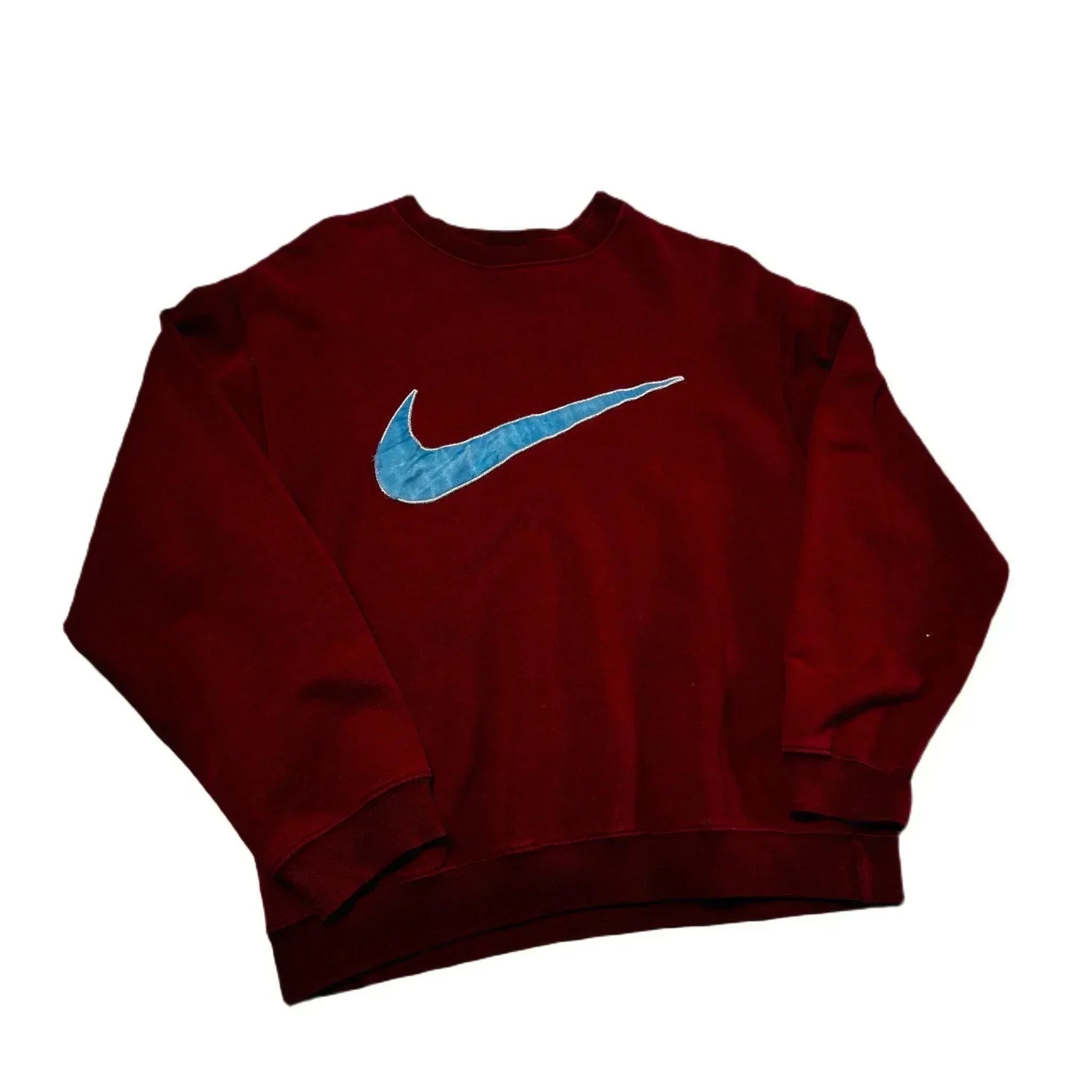 Vintage 90s Burgundy Nike Sweatshirt - M