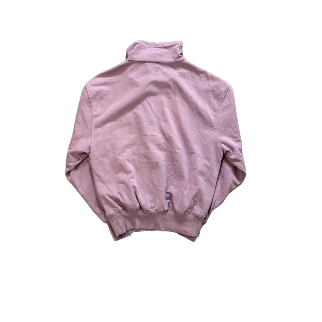 Pink Ami Paris 1/4 Zip Sweatshirt - S