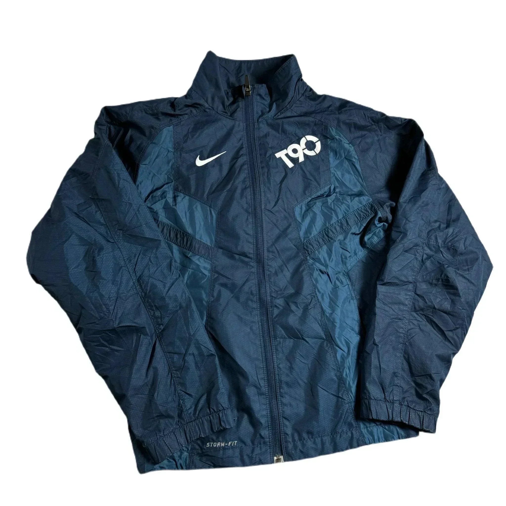 Vintage Navy Blue Nike T90 Jacket - M