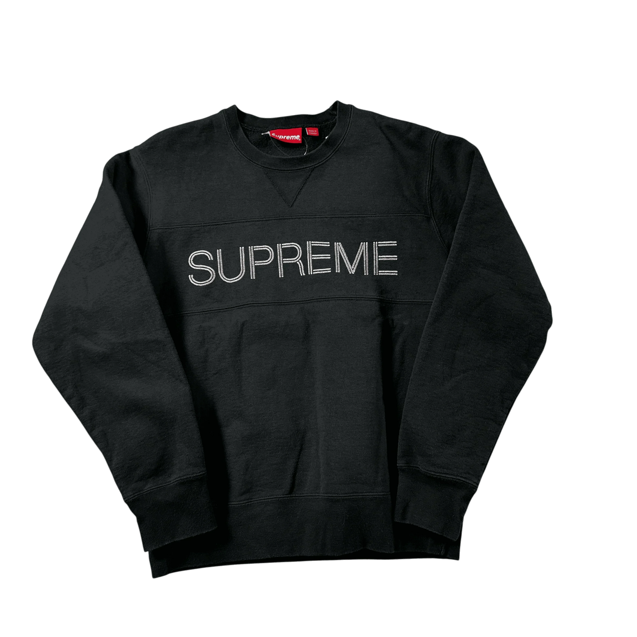 Black Supreme Sweatshirt - M