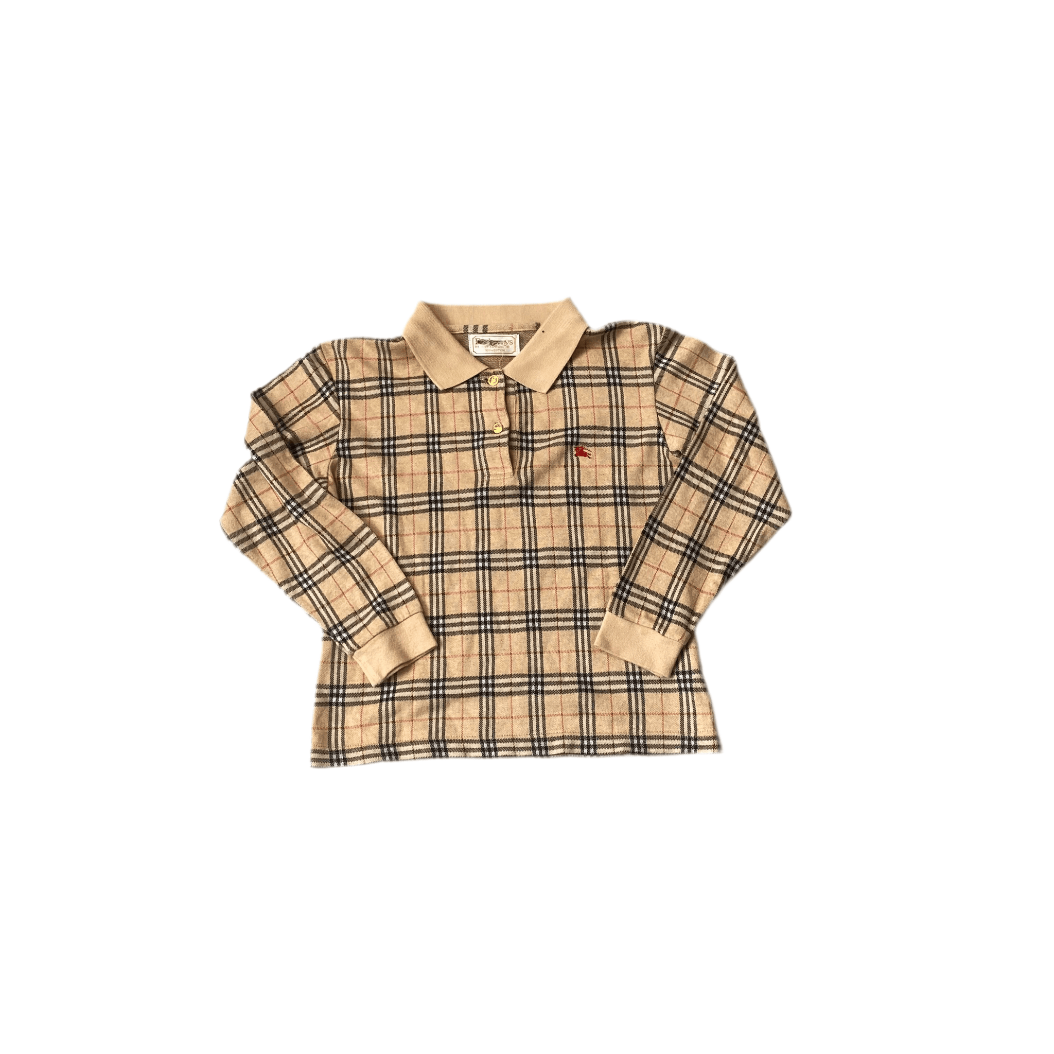 Women’s Burberry Long Sleeve Polo Shirt - M