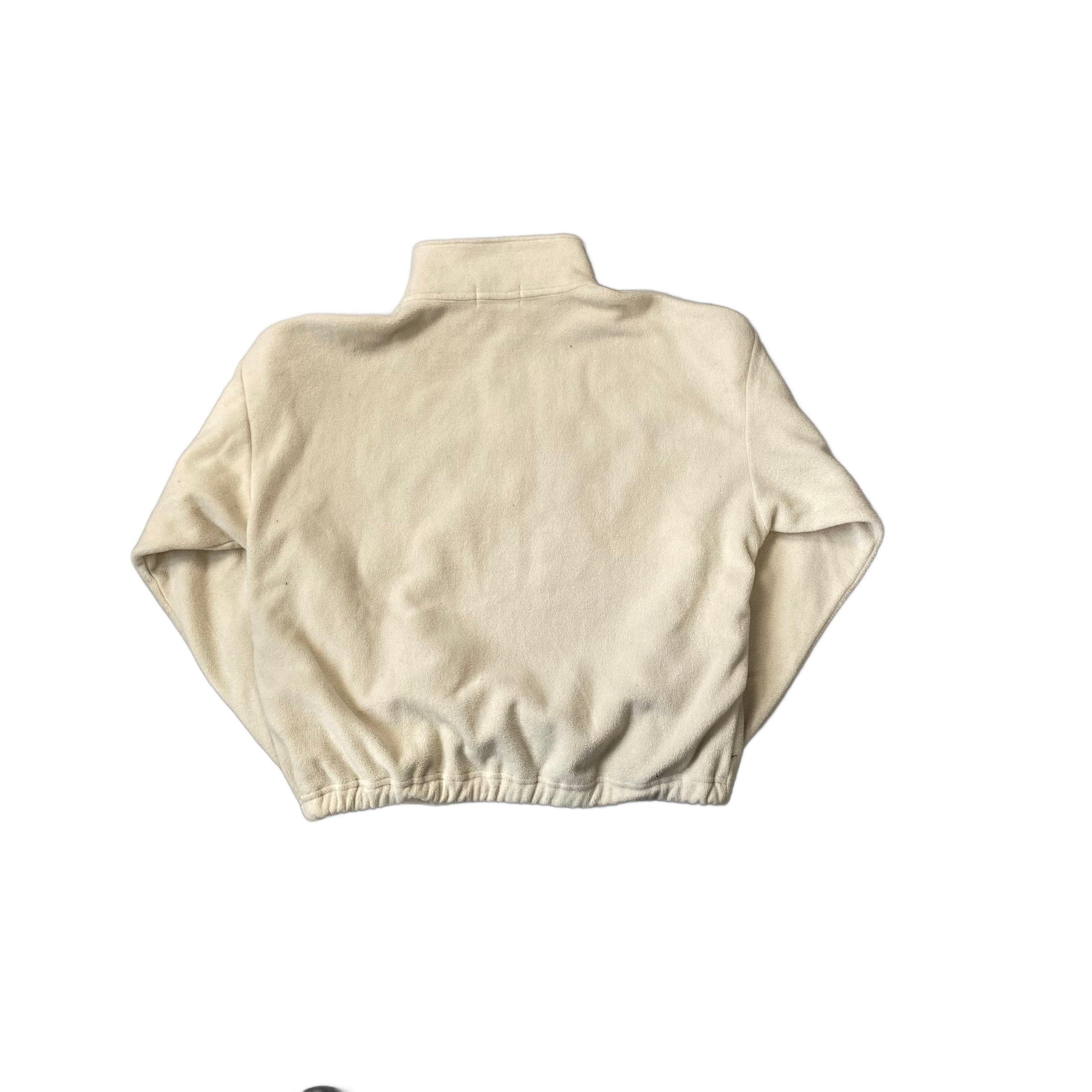 White A Bathing Ape (BAPE) 1/4 Zip Fleece - S