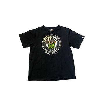 Black A Bathing Ape (BAPE) x Aliens Tee - L