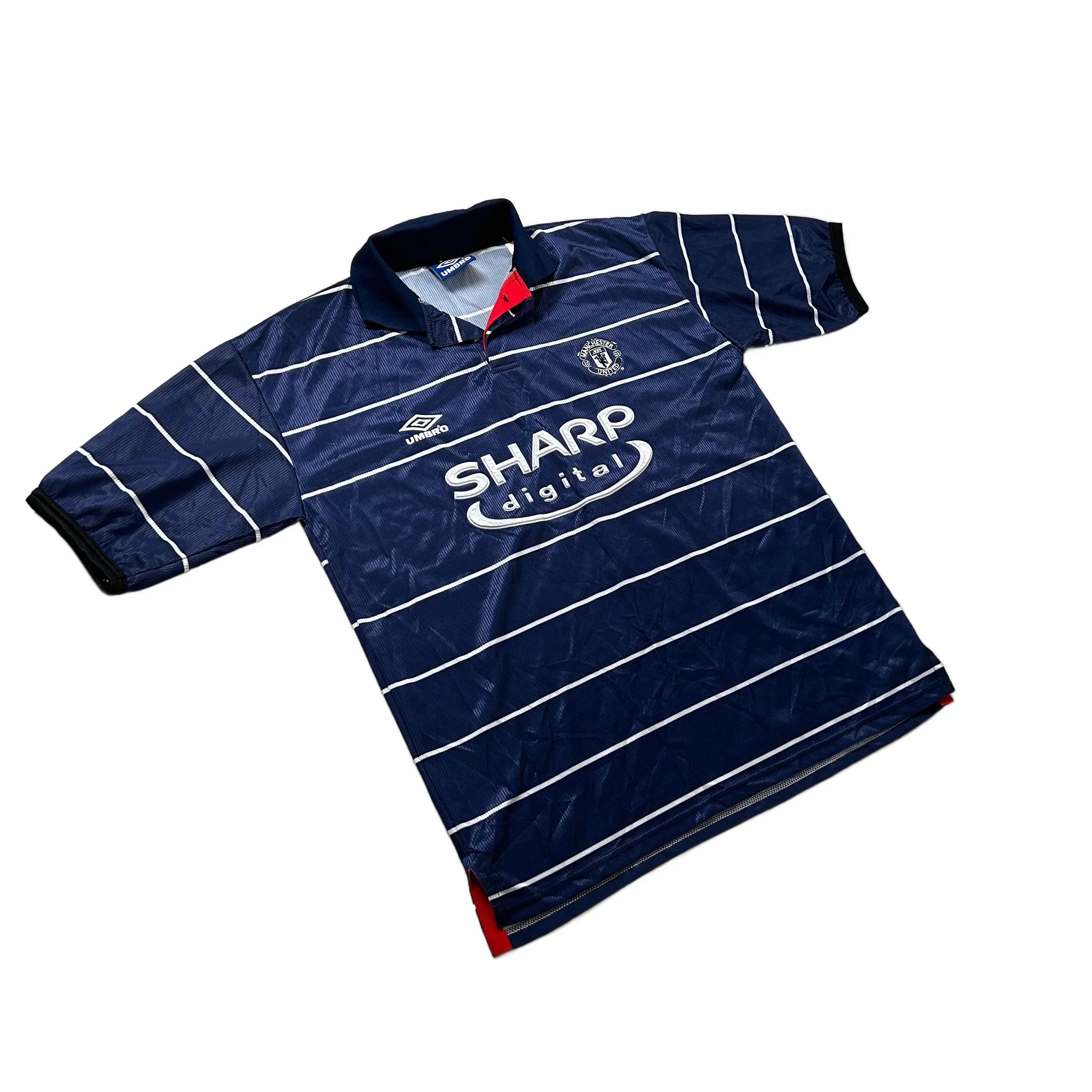 1999 - 00 Manchester United Away Shirt - L
