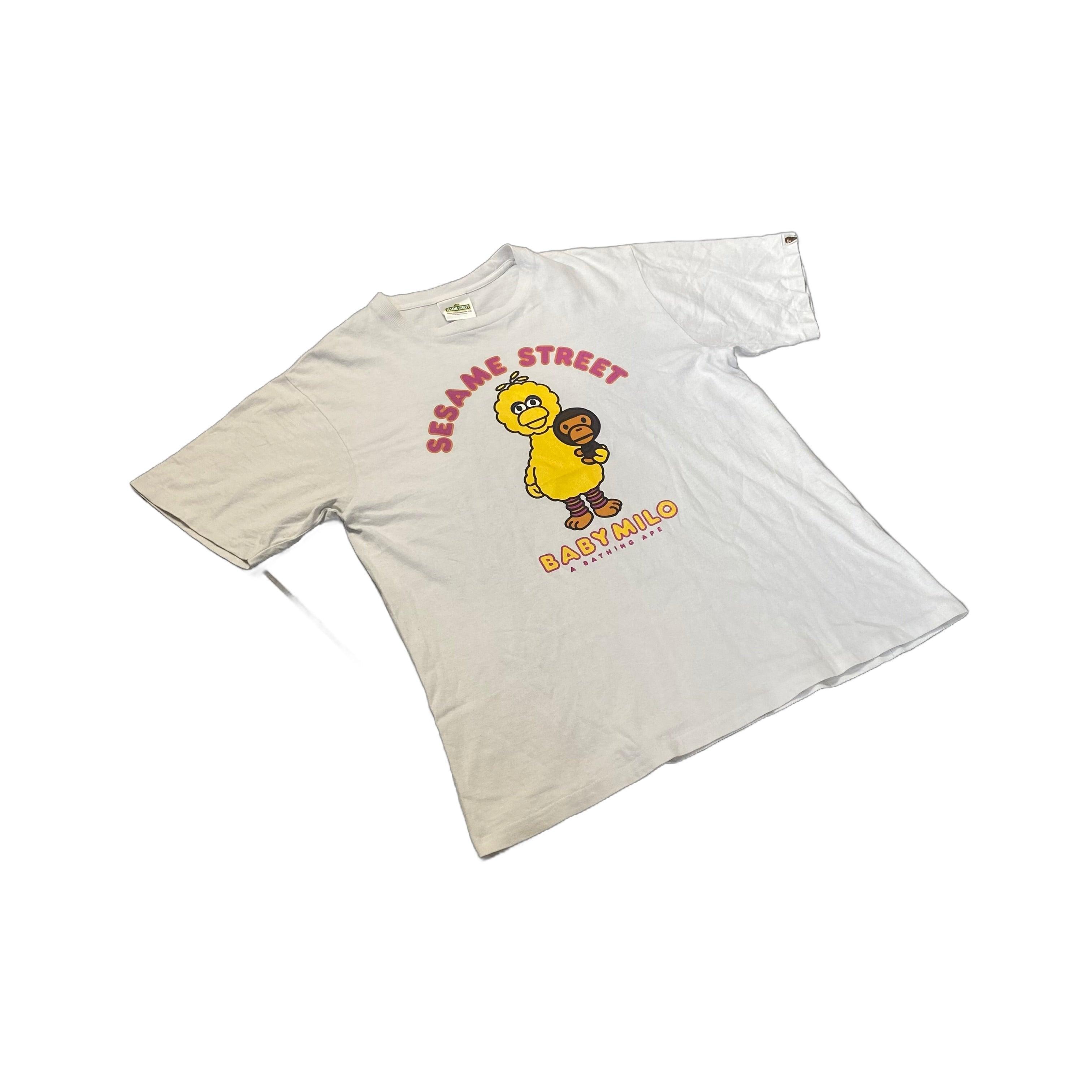 White A Bathing Ape (BAPE) x Sesame Street Tee - L