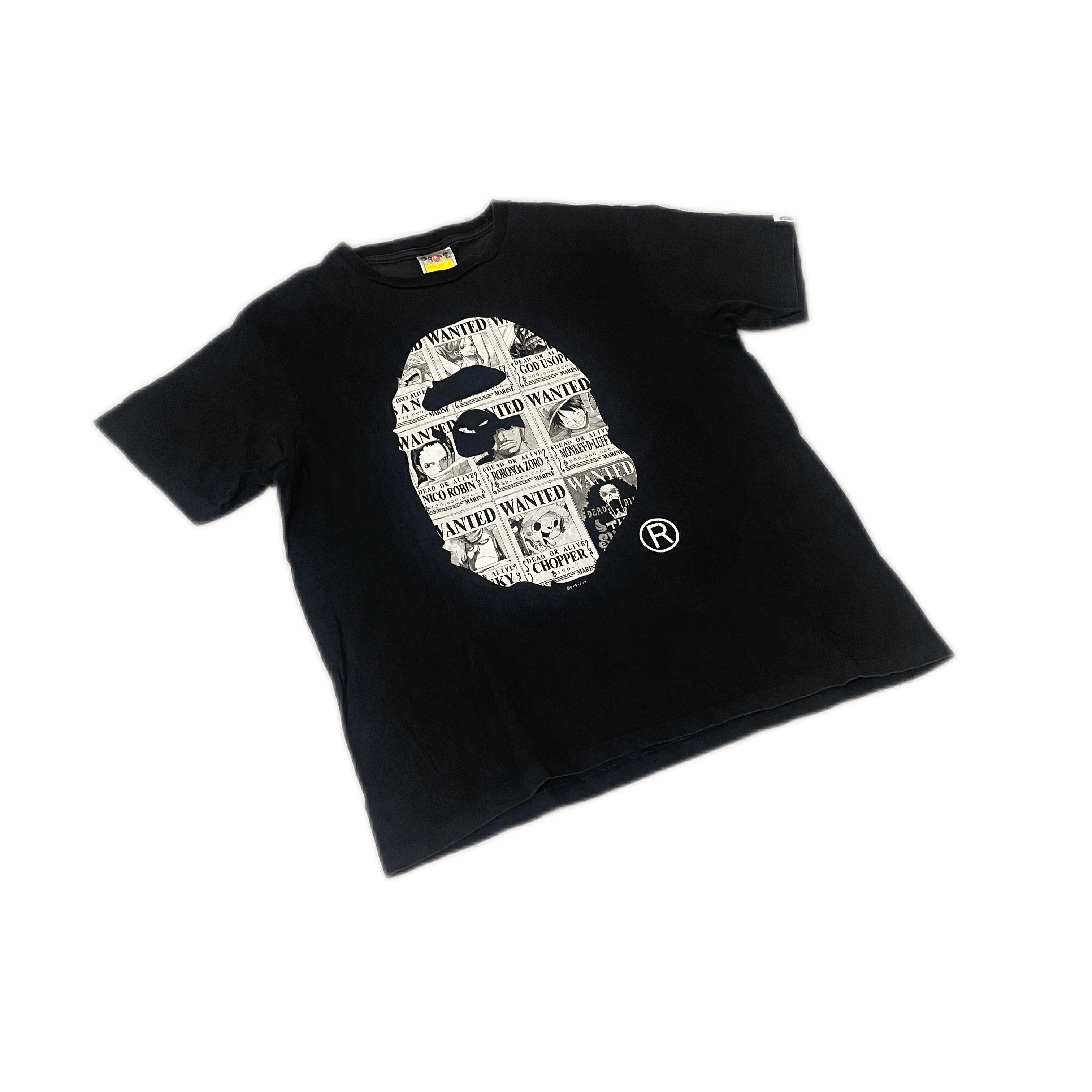 Black A Bathing Ape (BAPE) x One Piece Tee - M