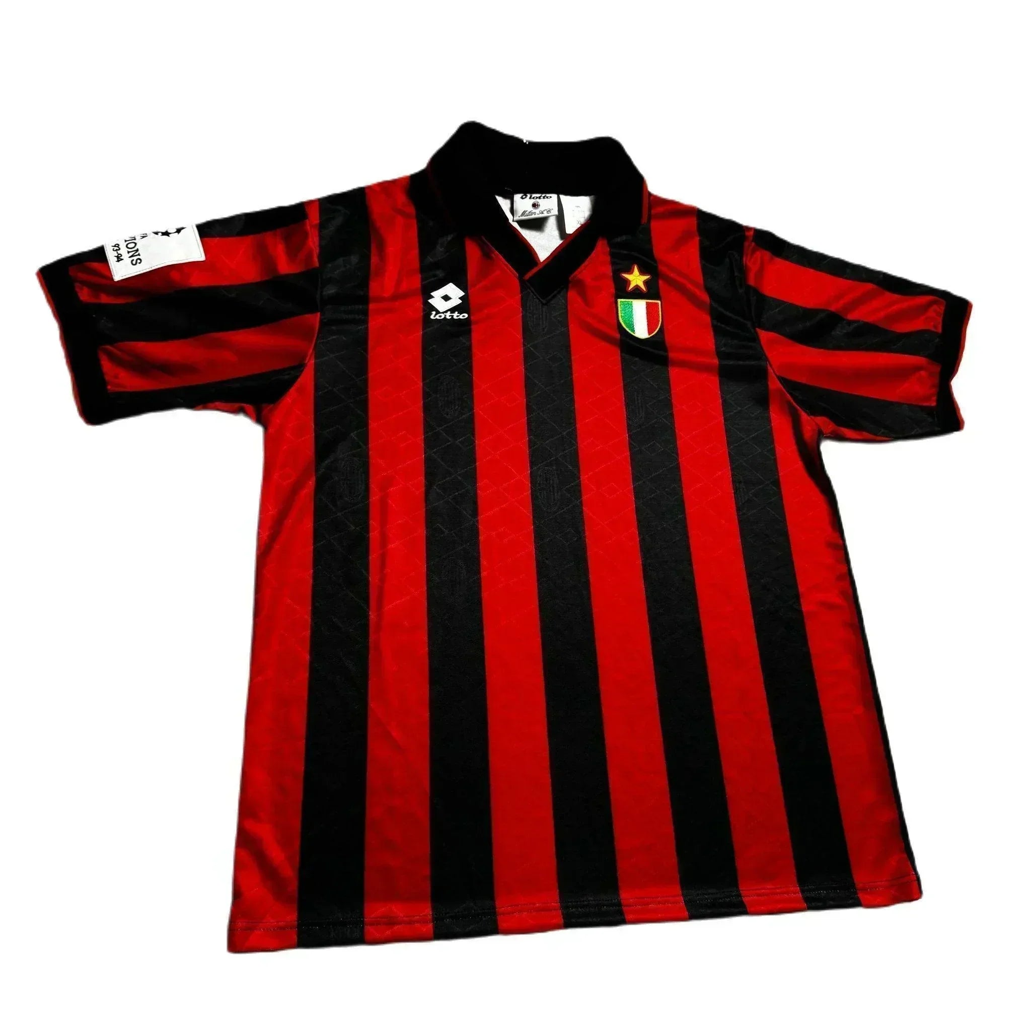 1993 - 94 AC Milan UCL Home Shirt - XL