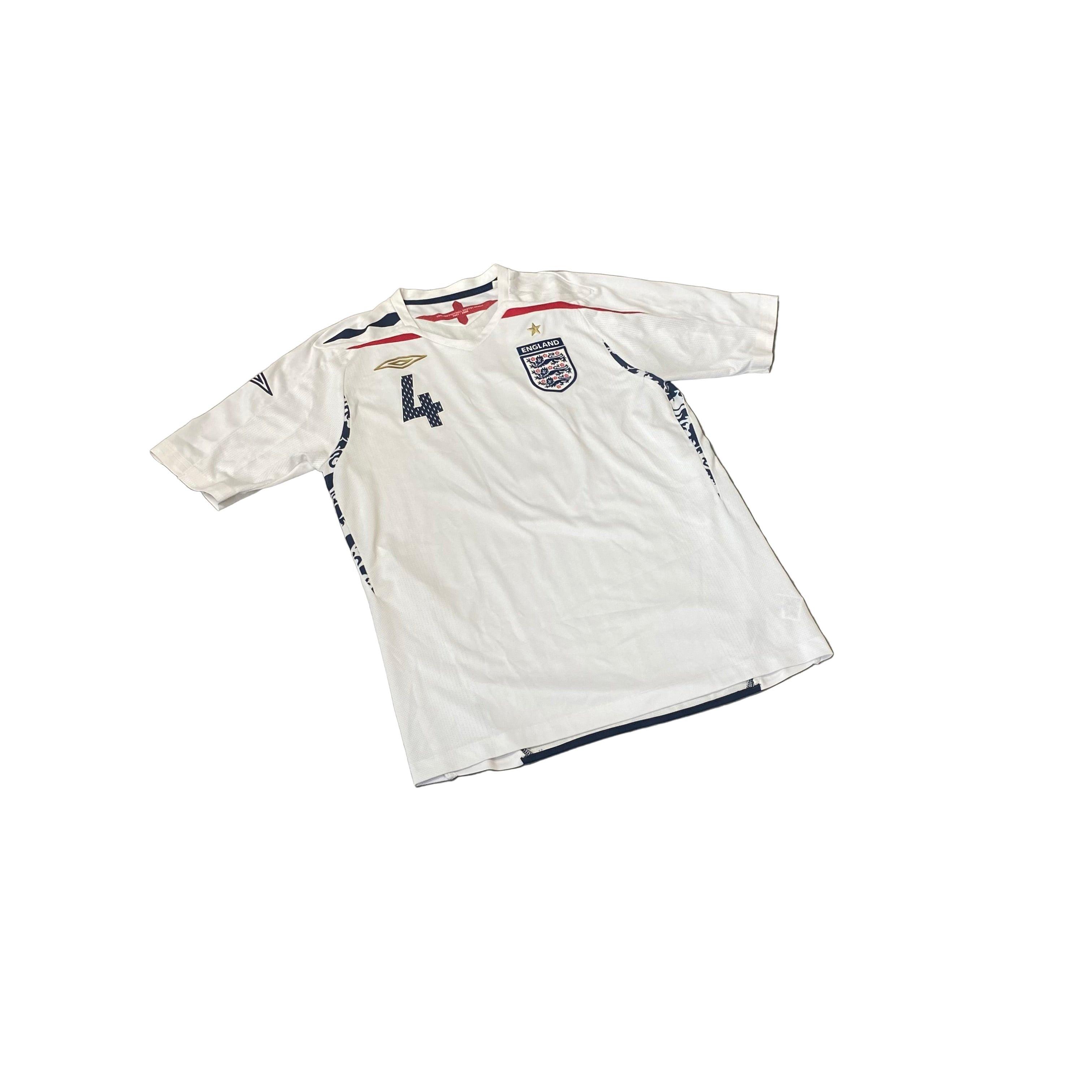 2007 - 09 England Home 'Gerrard' Shirt - L