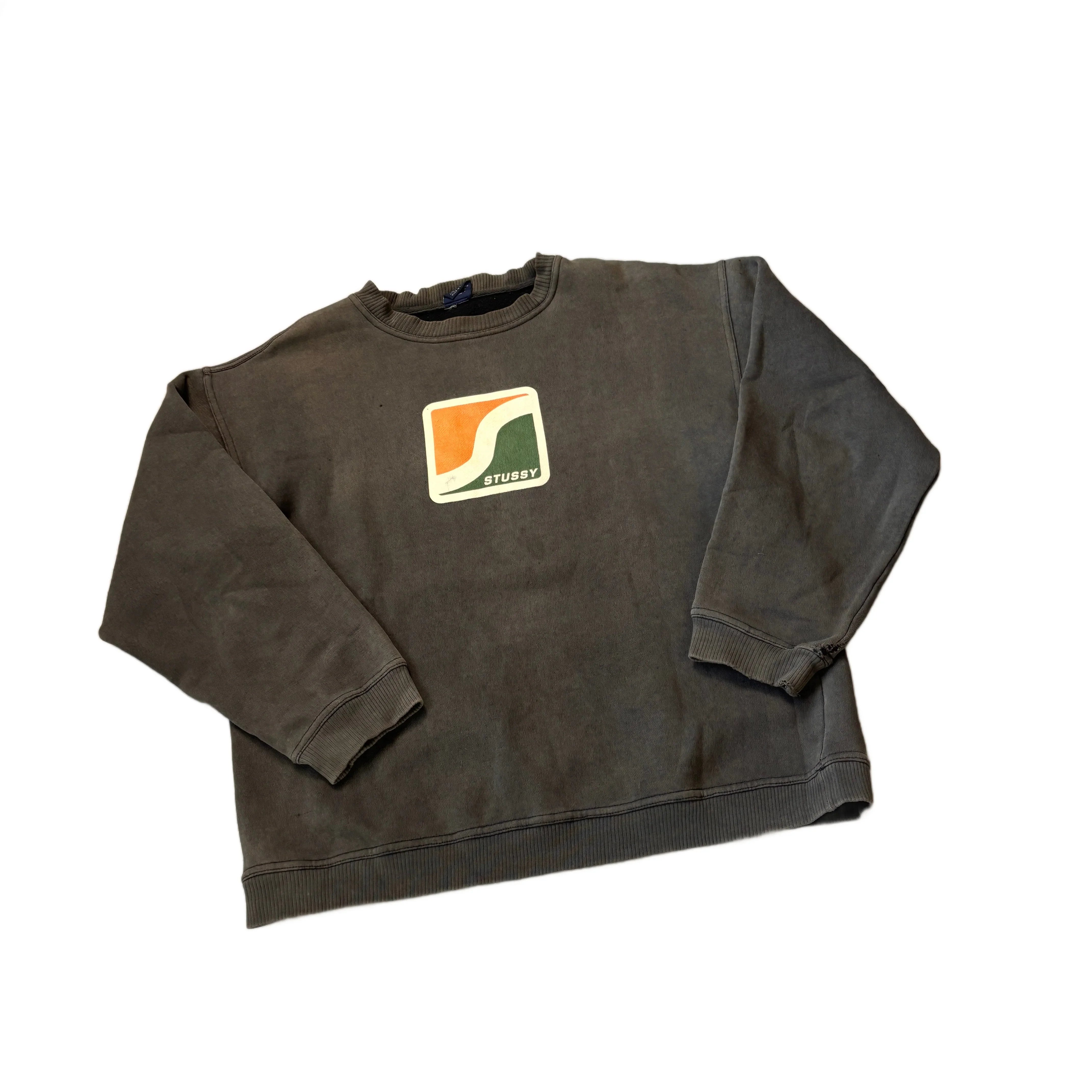 Brown Stussy Sweatshirt - M