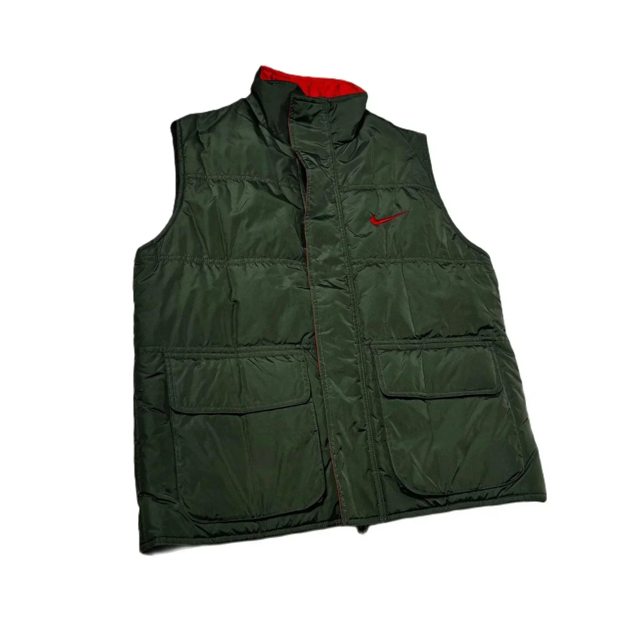 Vintage Green Nike Gilet - XS