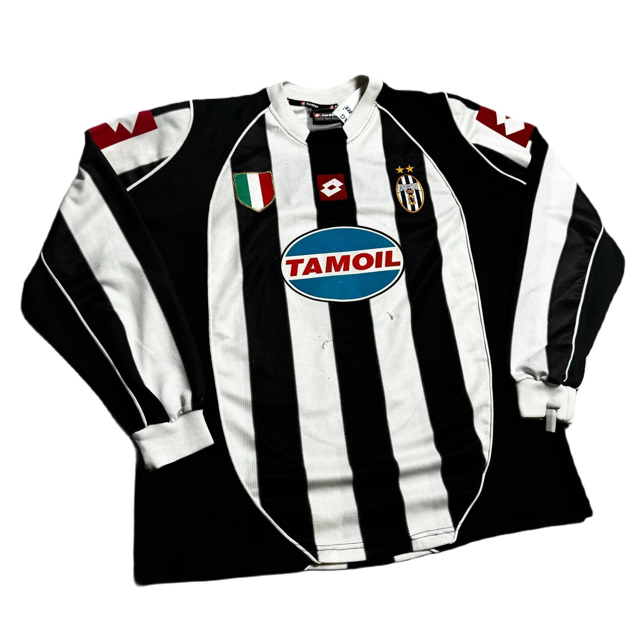 2002 - 03 Juventus Home Long Sleeve Shirt - L