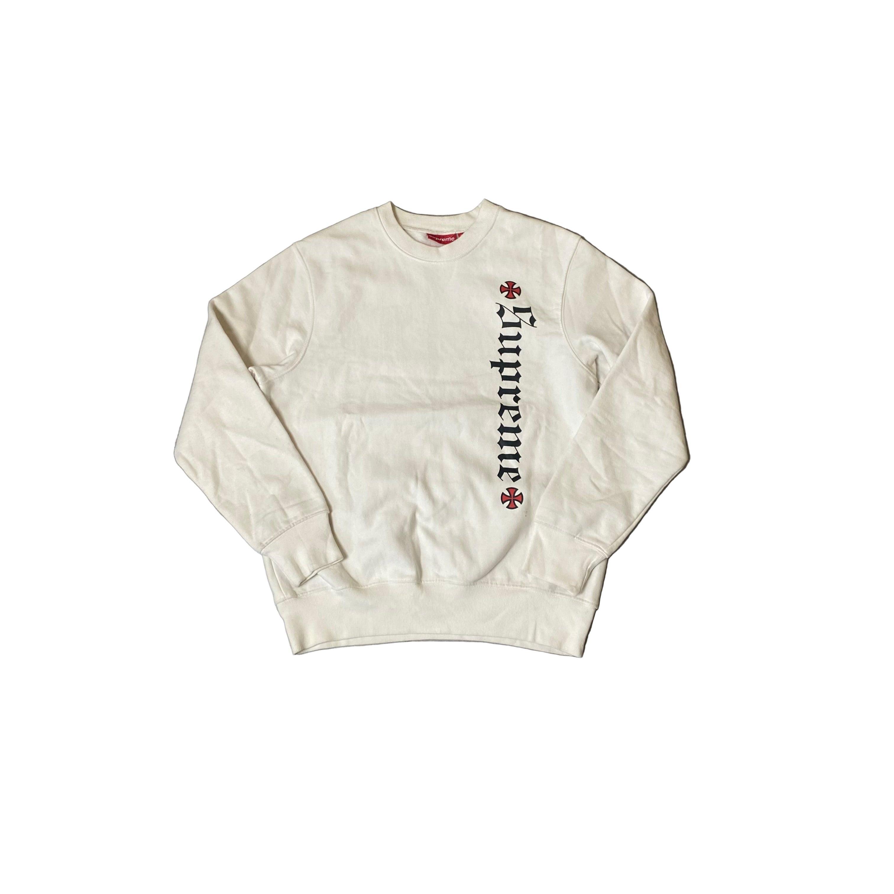 White Supreme Sweatshirt - M