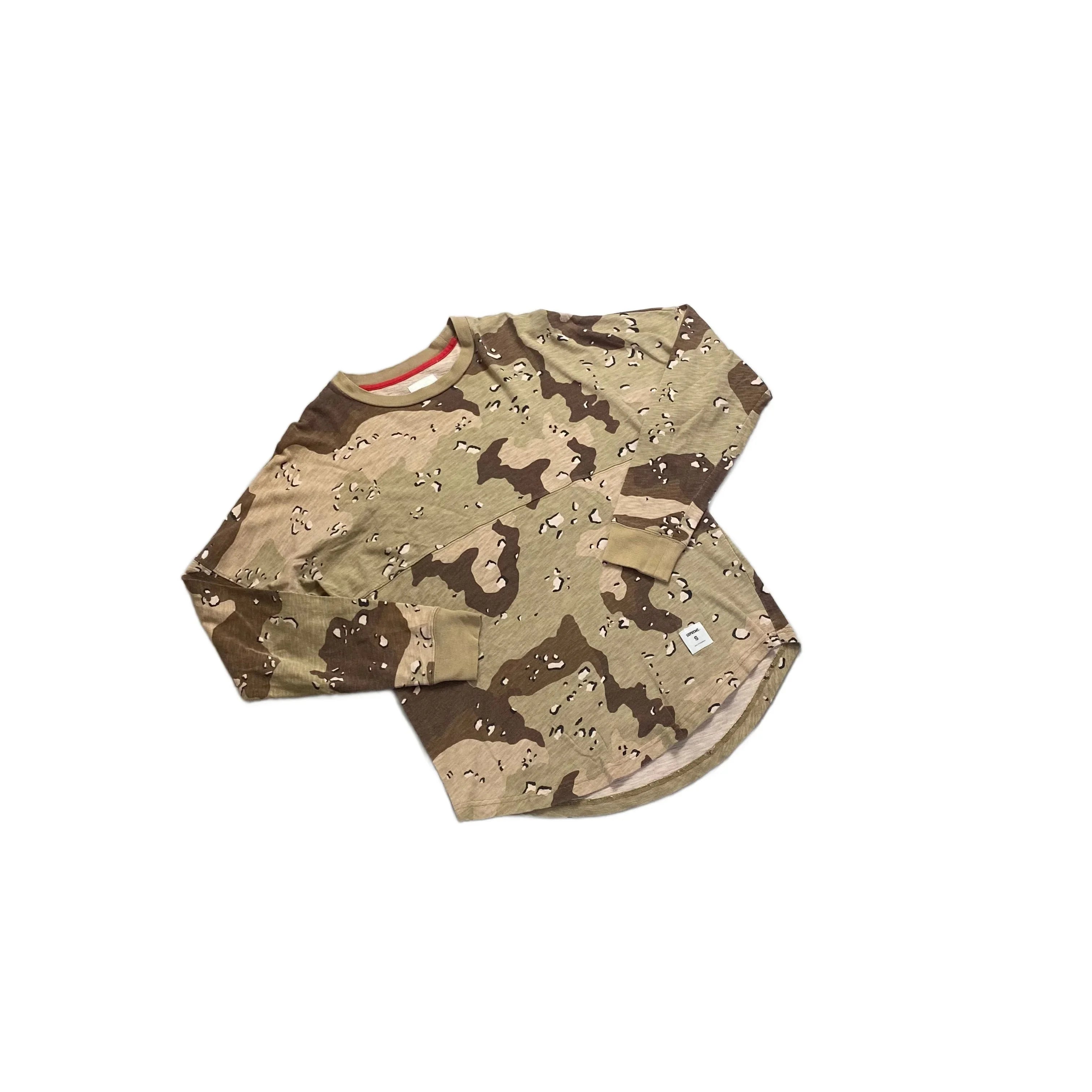 Camo Supreme Long Sleeve Tee - S