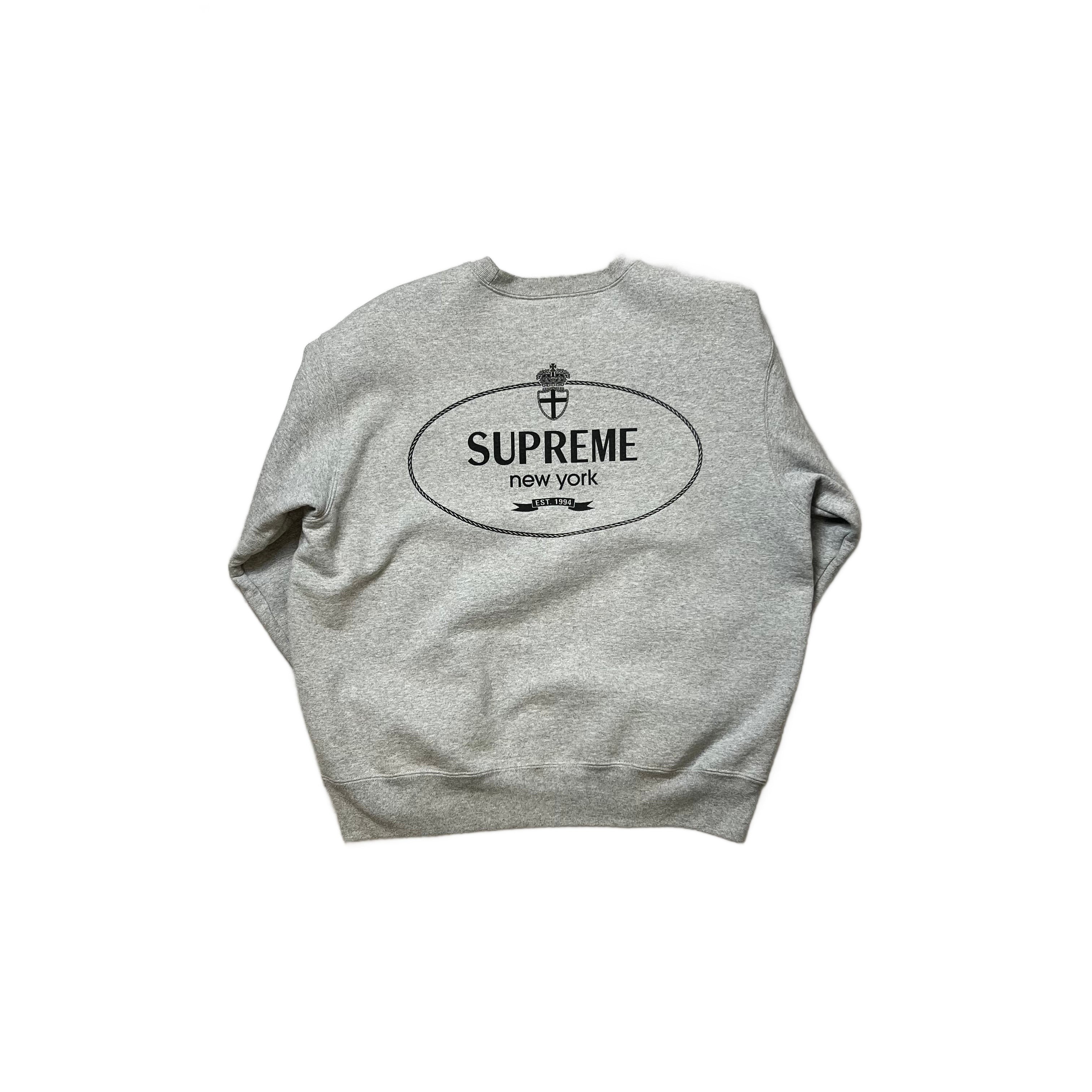 Grey Supreme Sweatshirt - S