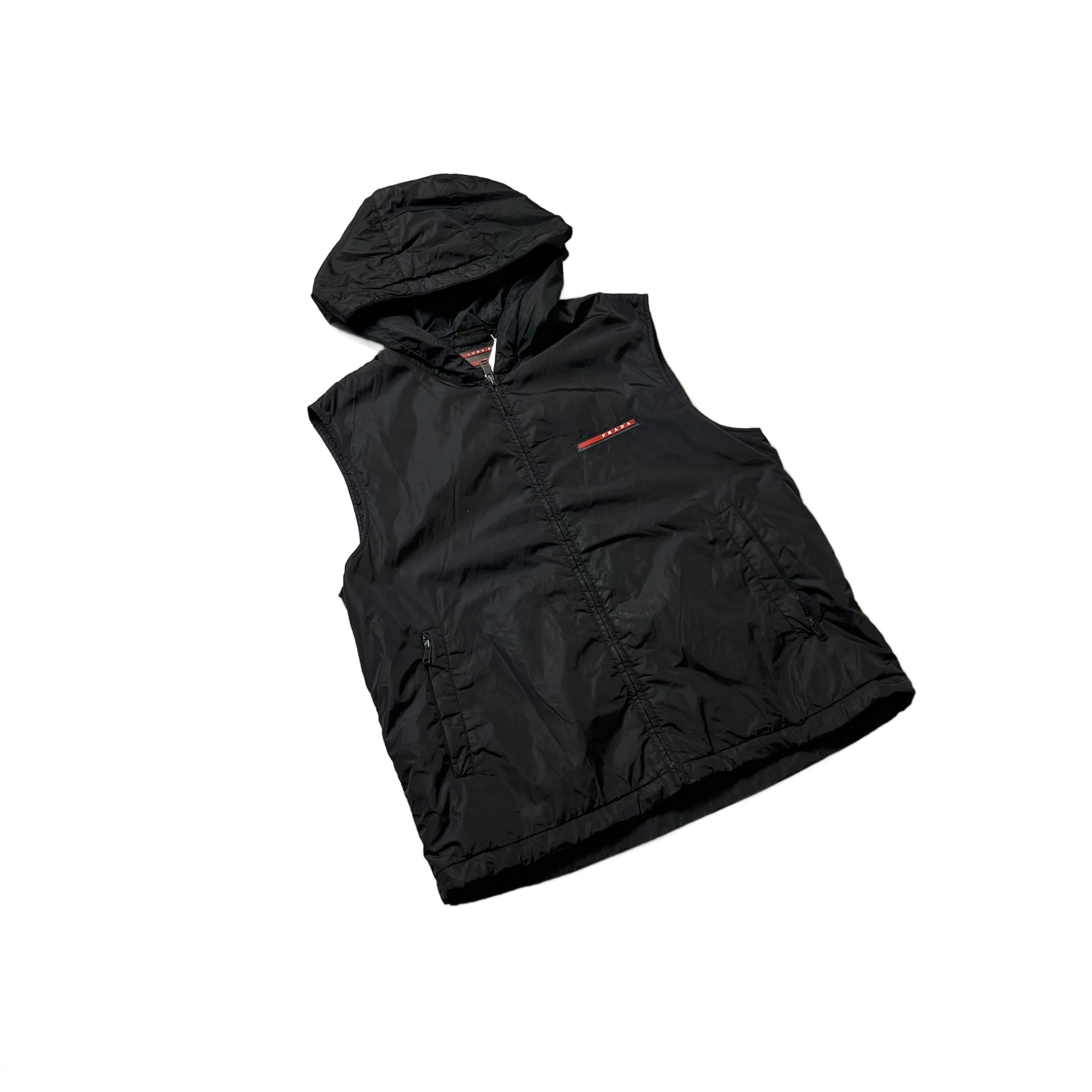 Black Prada Gilet - L