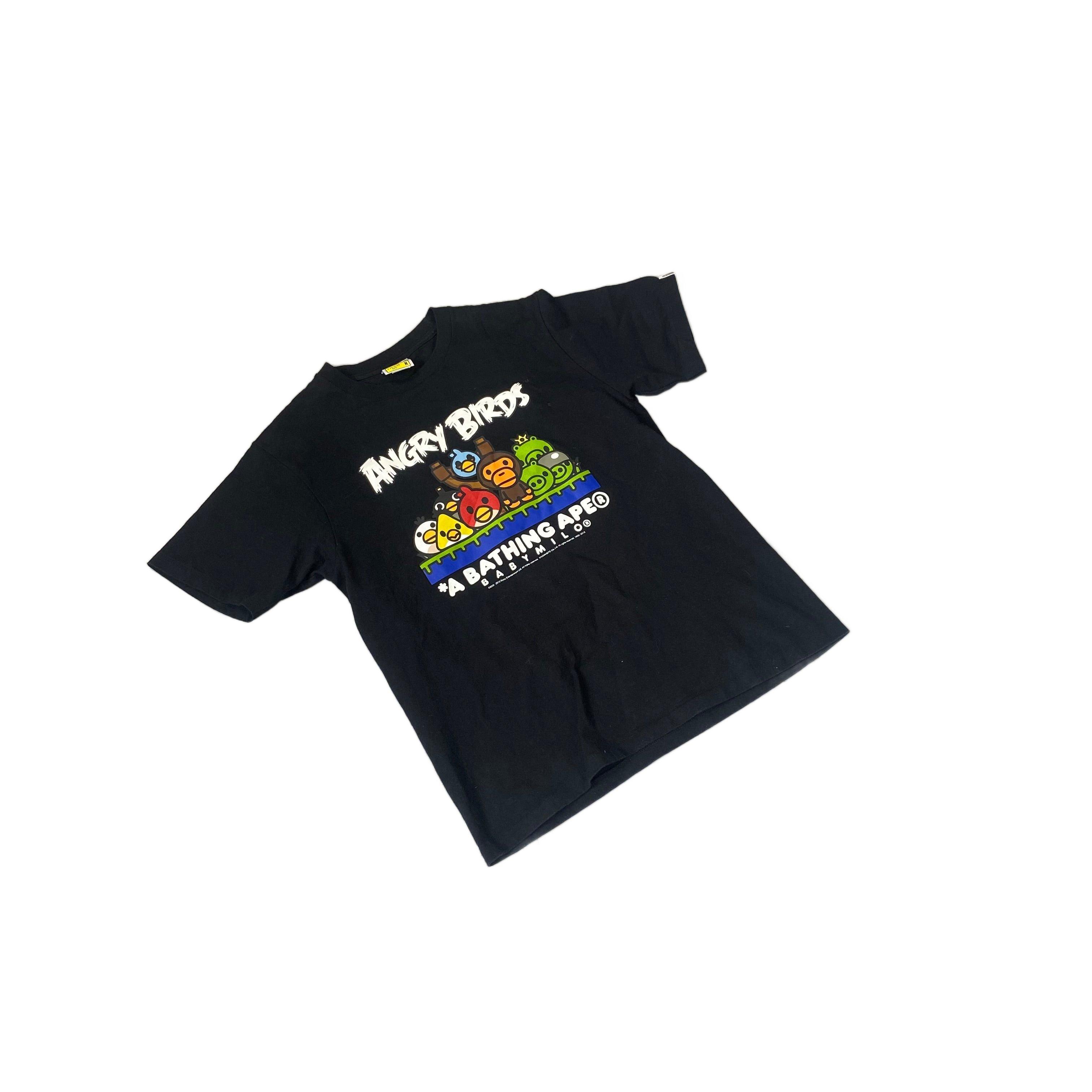 Black A Bathing Ape (BAPE) x Angry Birds Tee - M