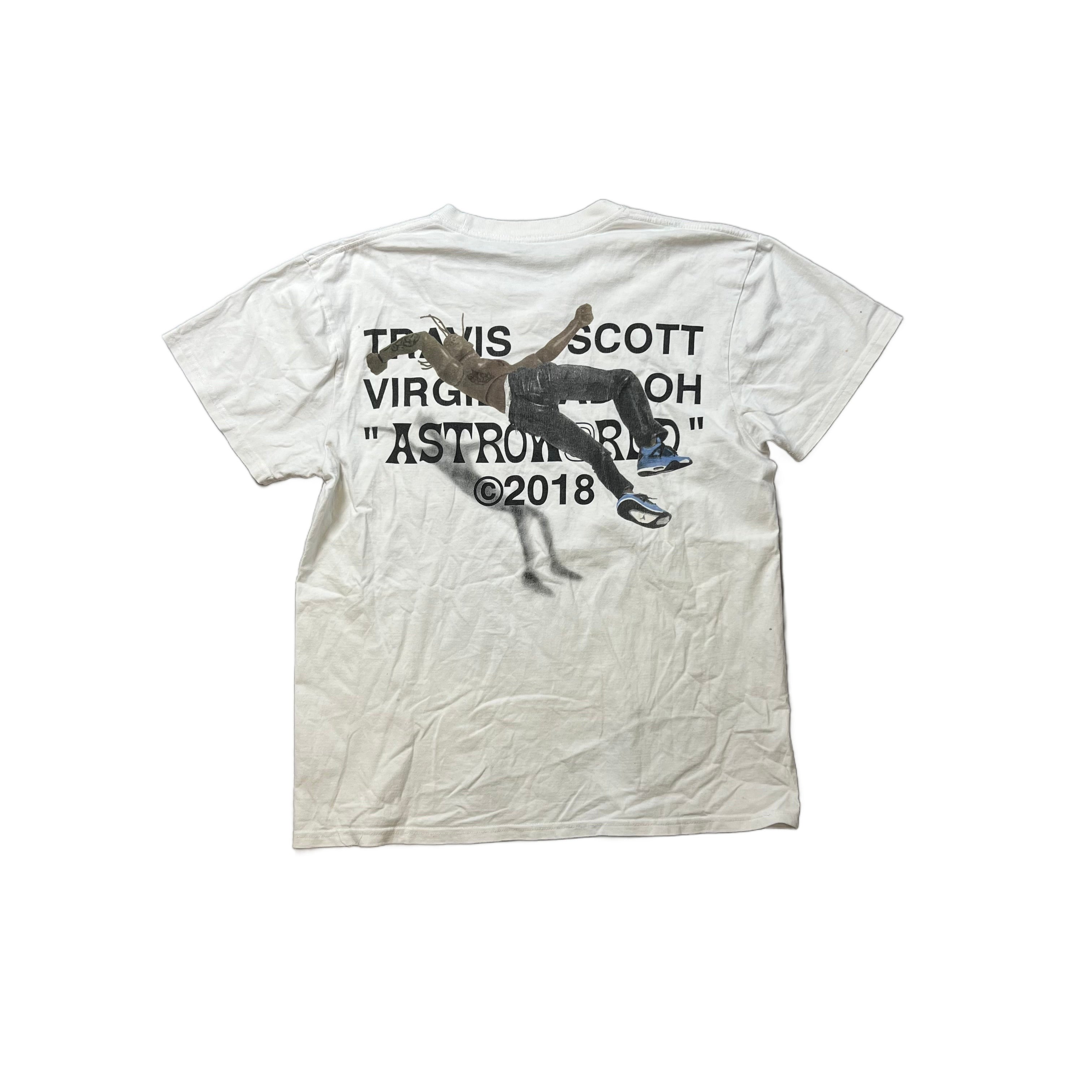 White Travis Scott Tee - L