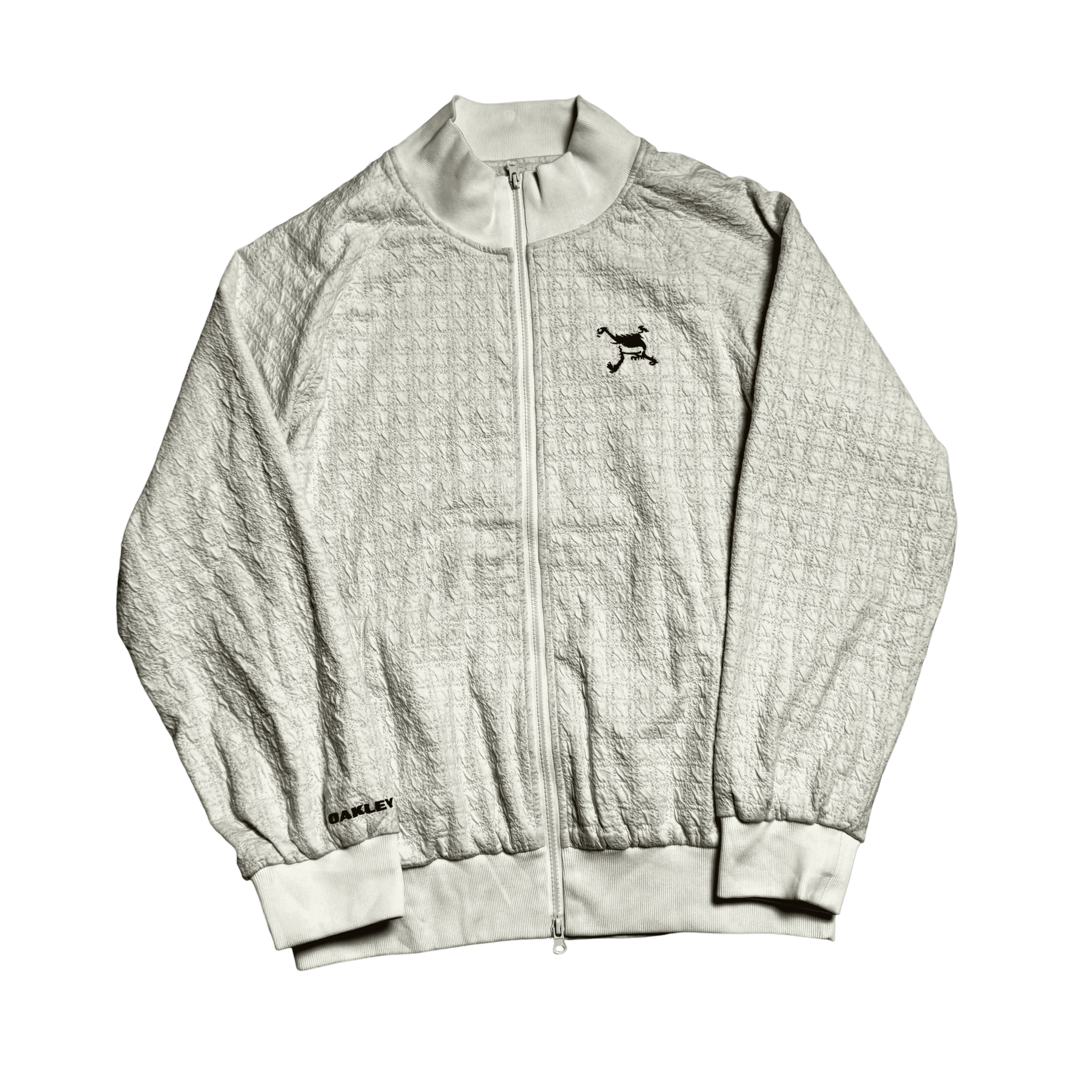 Cream Oakley Zip Up Jacket - M