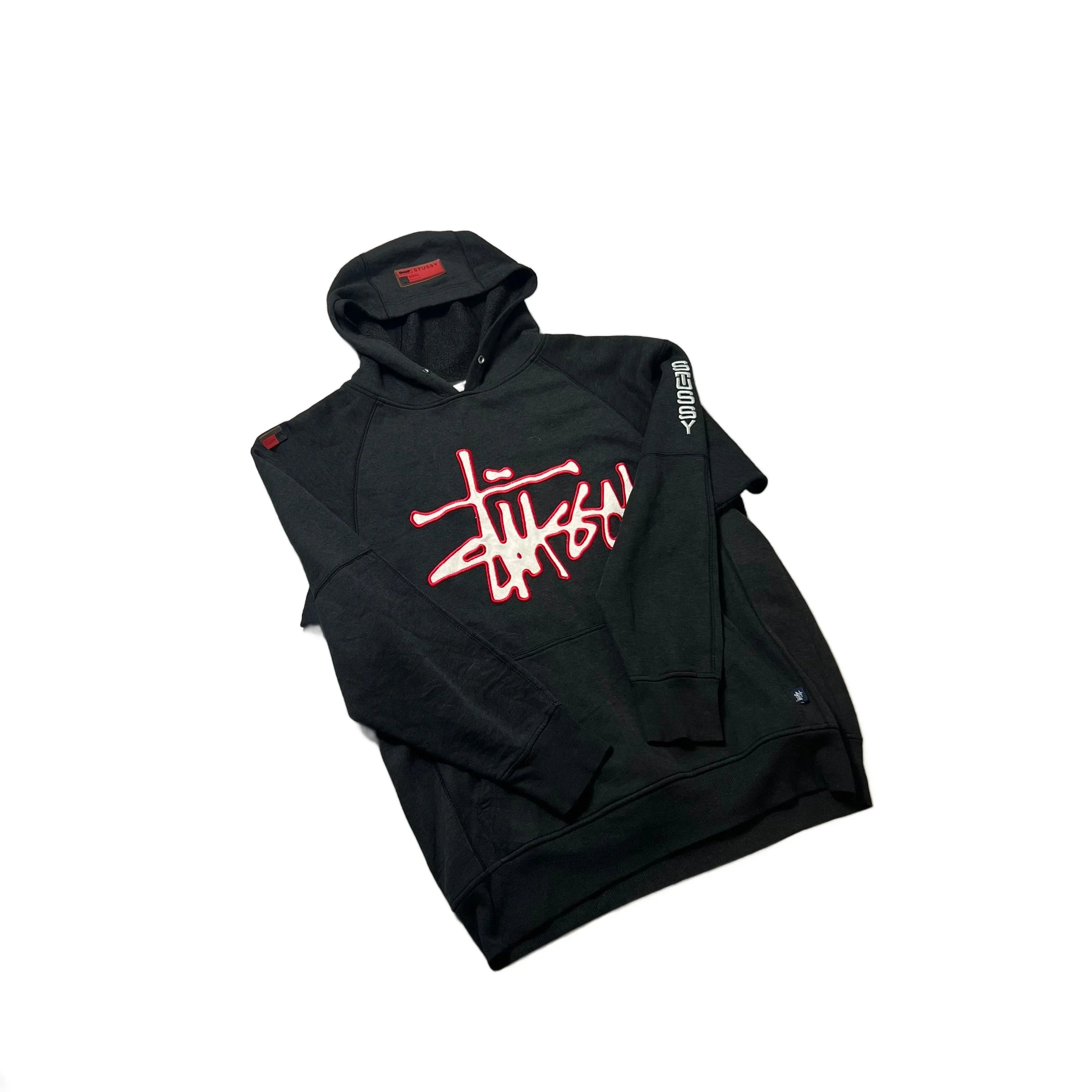 Black Stussy Hoodie - L