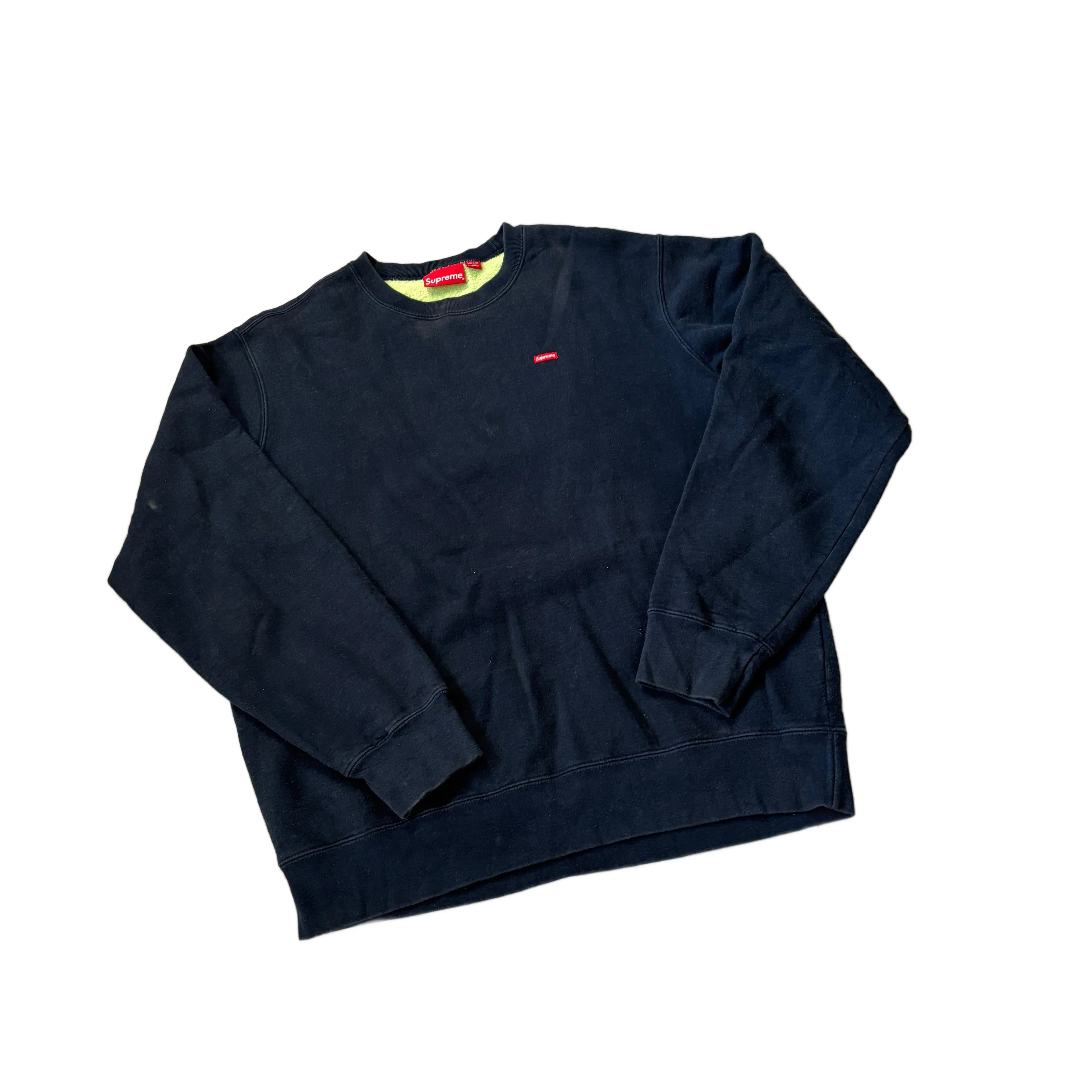 Navy Blue Supreme Sweatshirt - L