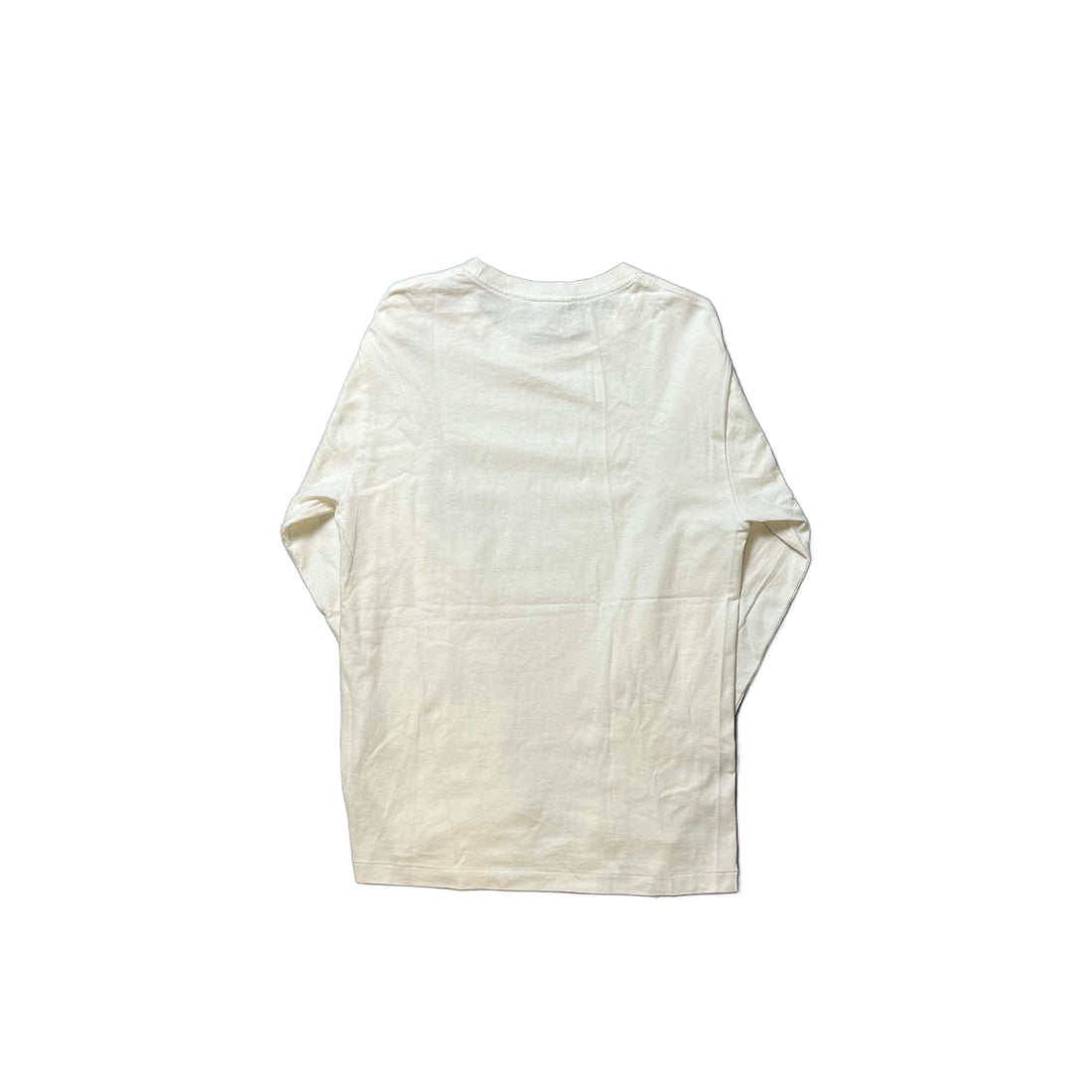 White A Bathing Ape (BAPE) x Stussy Long Sleeve Tee - S