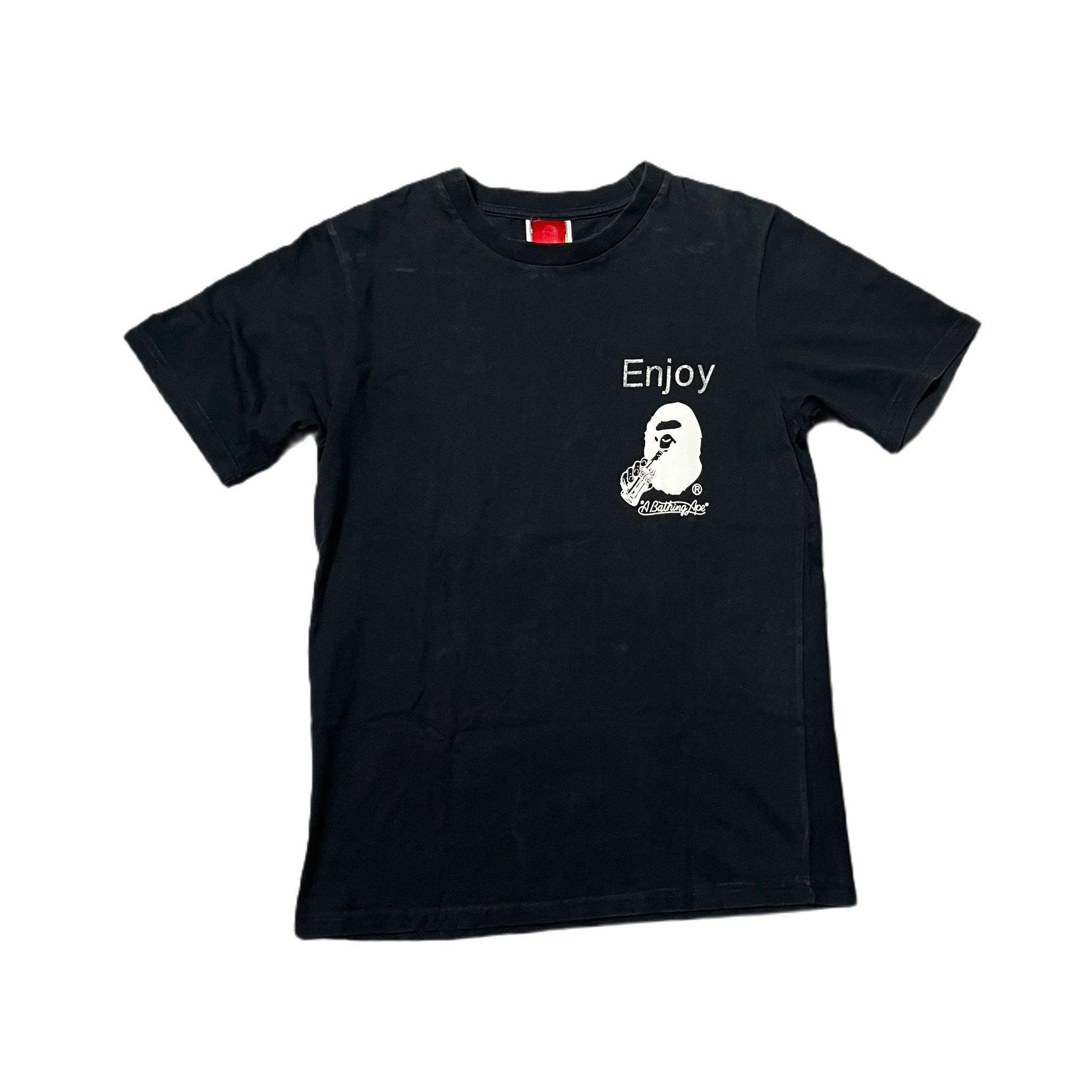 Black A Bathing Ape (BAPE) x Coca-Cola Tee - L