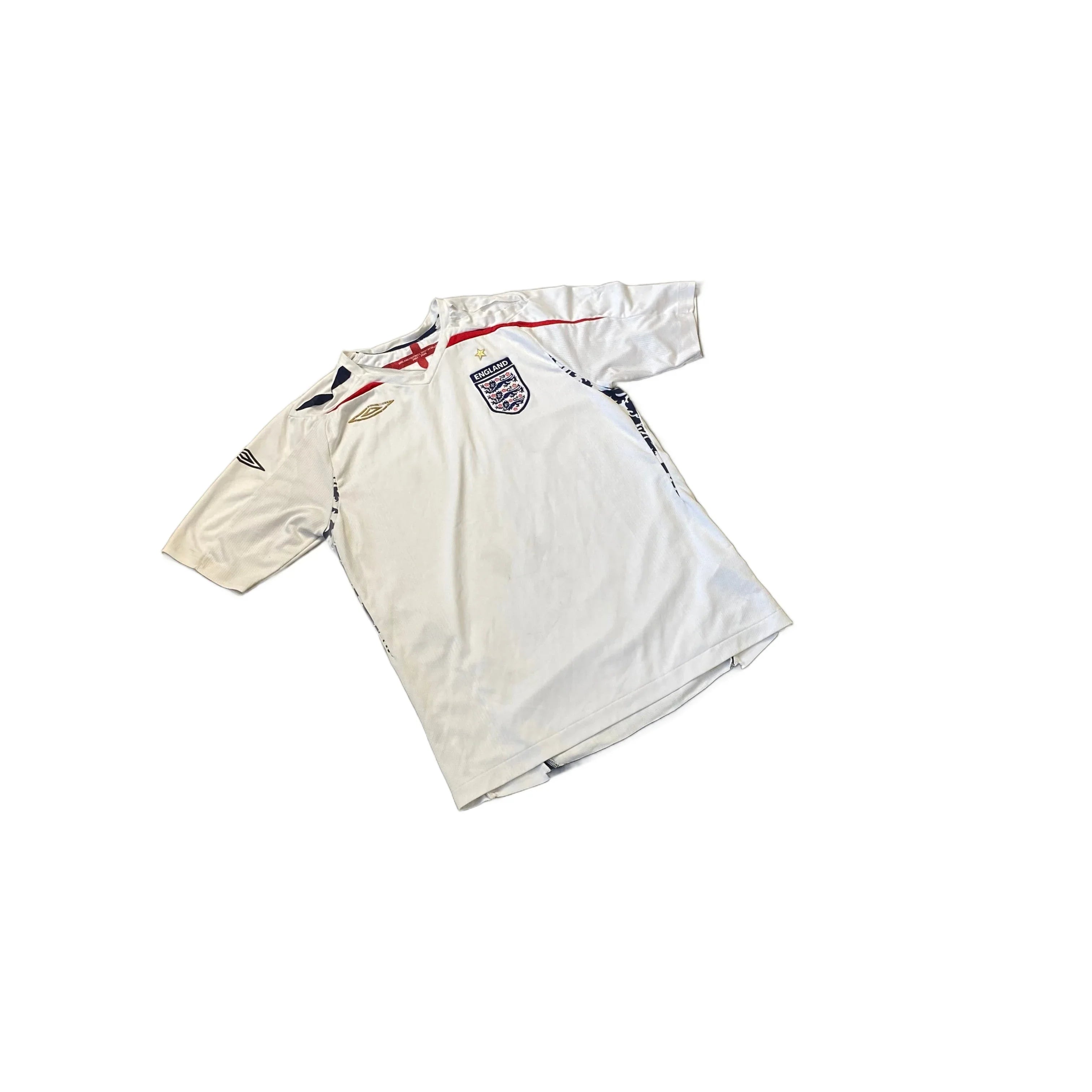 2007 - 09 England Home Shirt - M