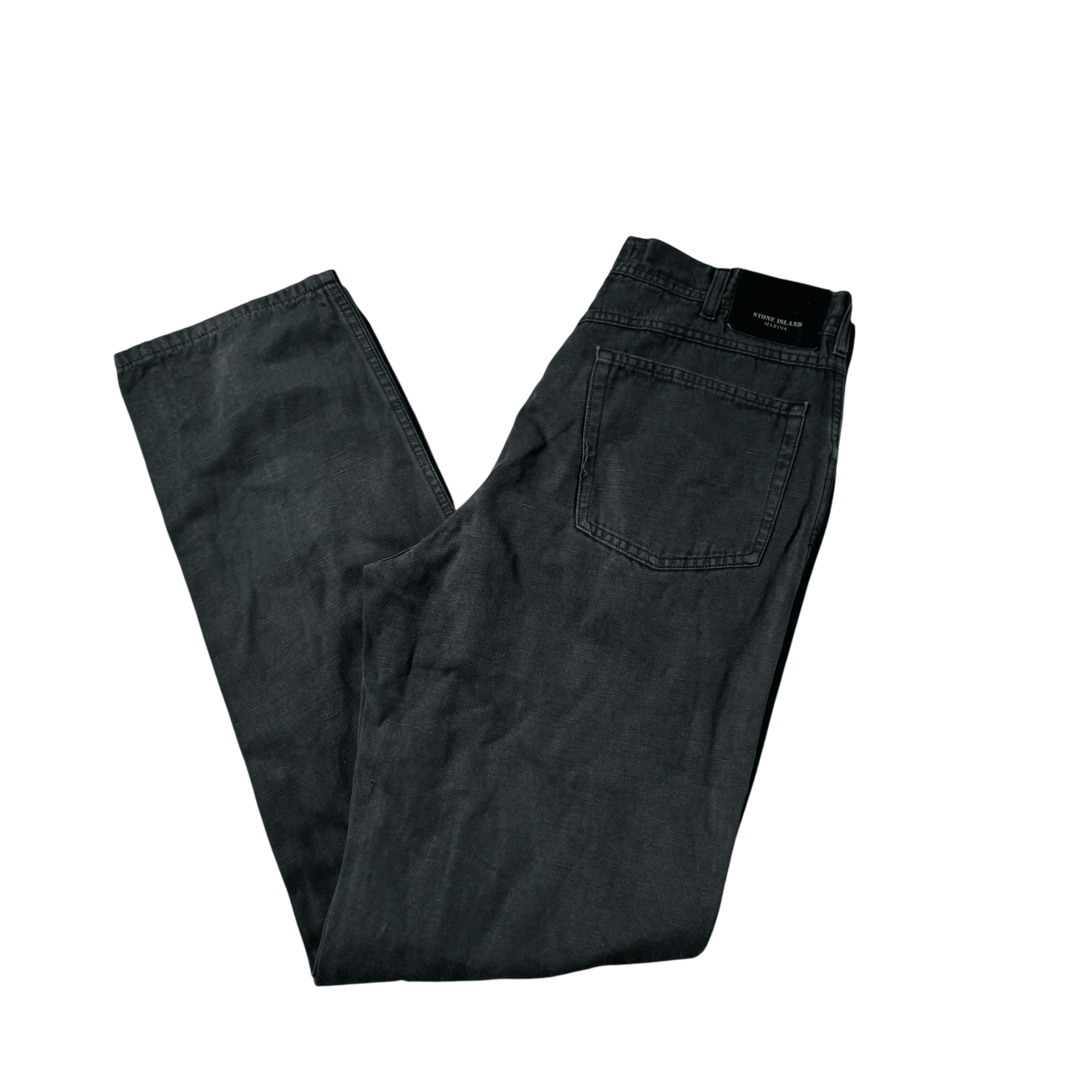 Vintage Black Stone Island Marina Jeans - 50