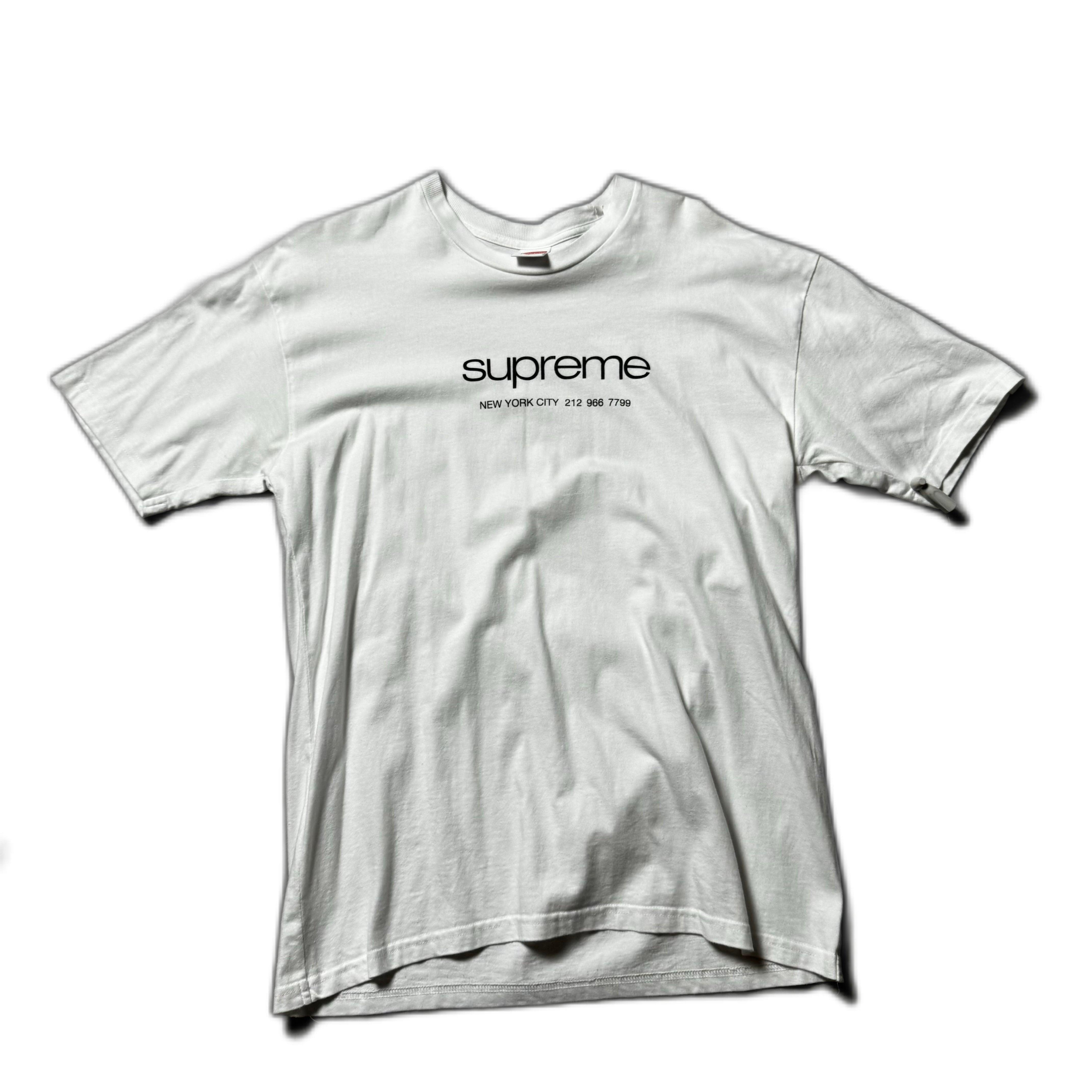 White Supreme Tee - XL