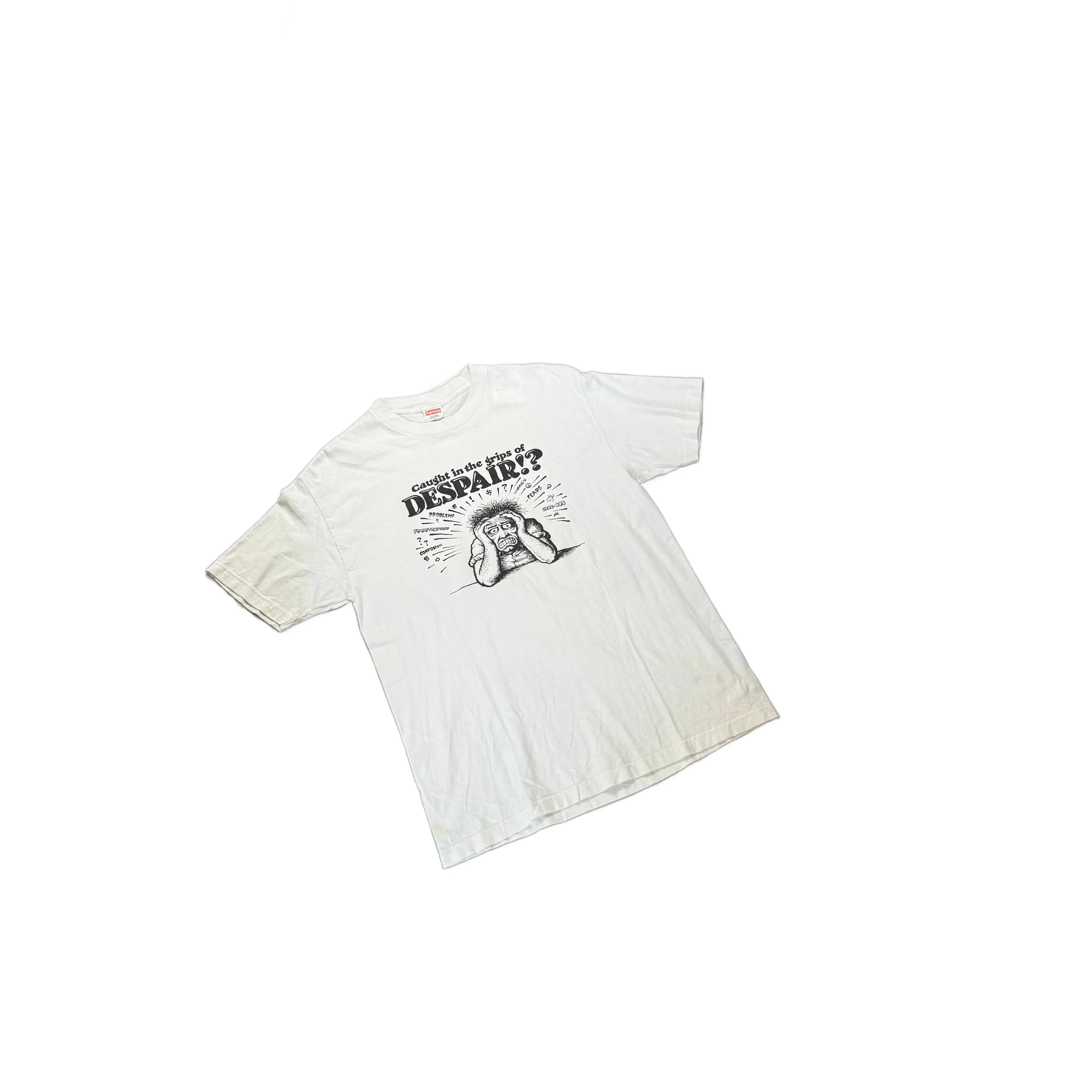 White Supreme Tee - L