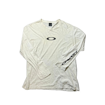 White Oakley Long Sleeve Tee - XL
