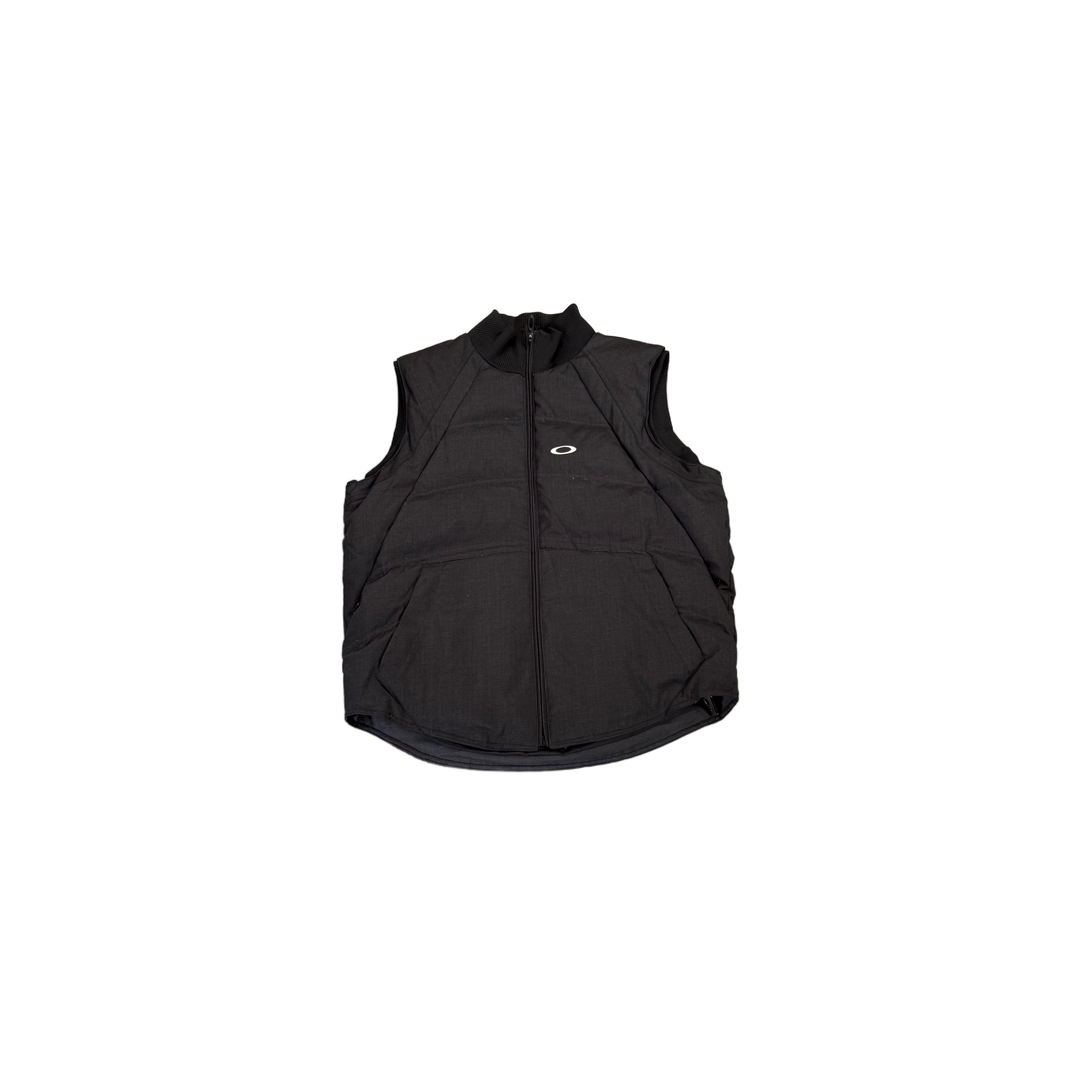 Black Oakley Puffer Gilet - L