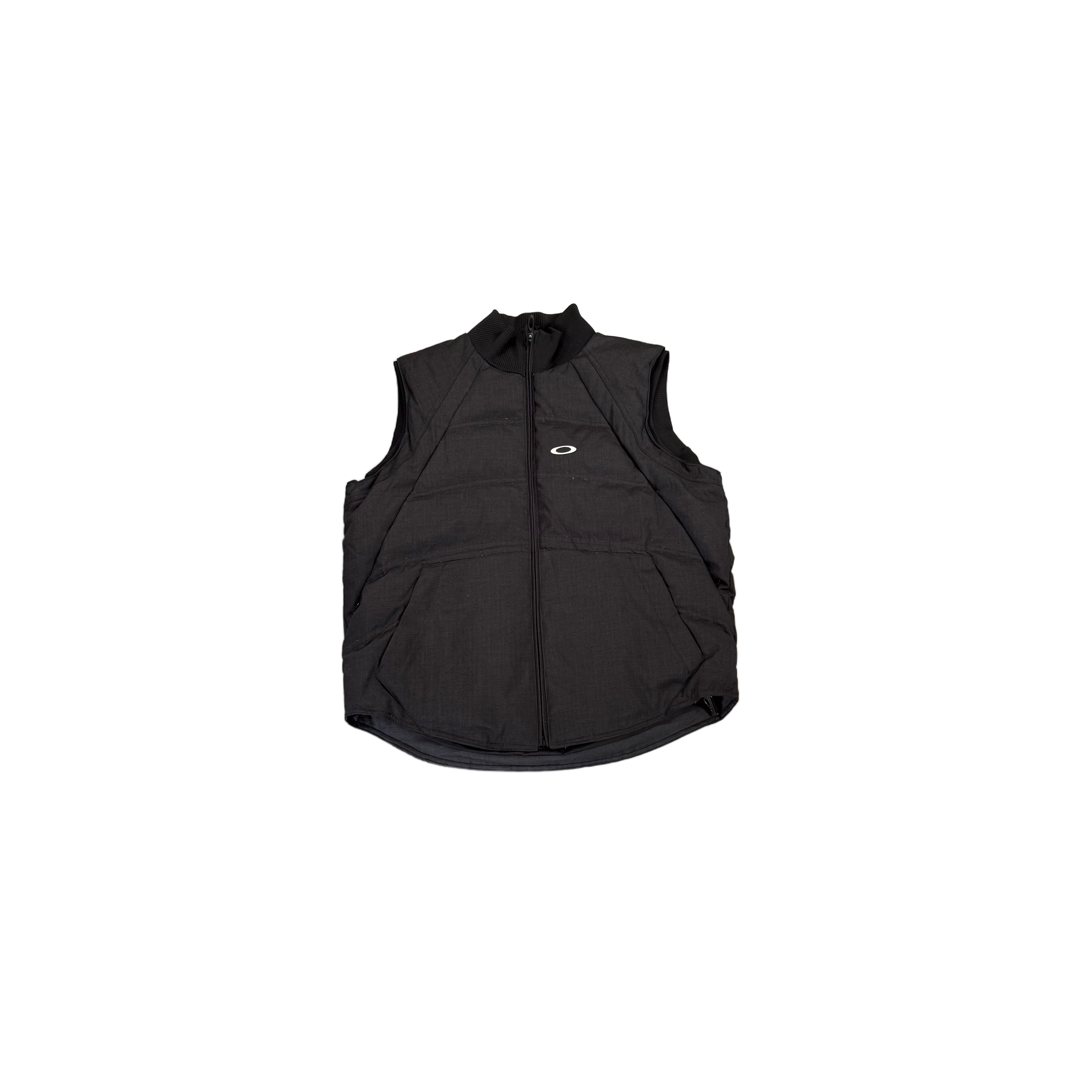 Black Oakley Puffer Gilet - L