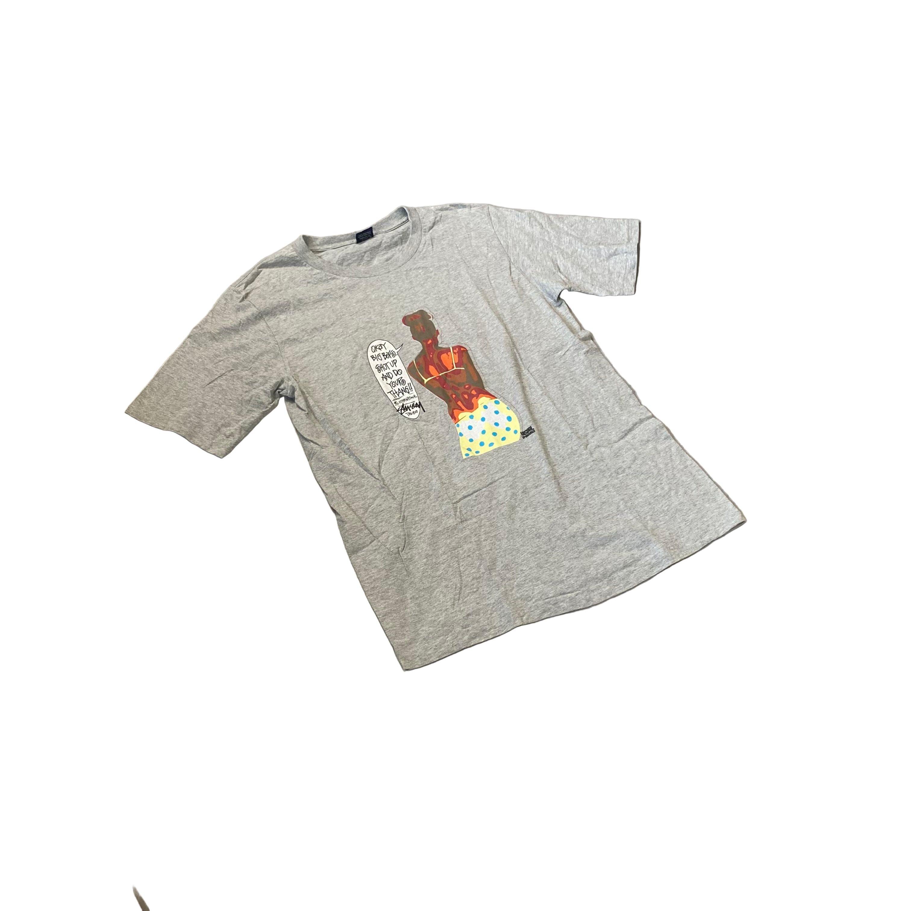 Grey Stussy Tee - XL