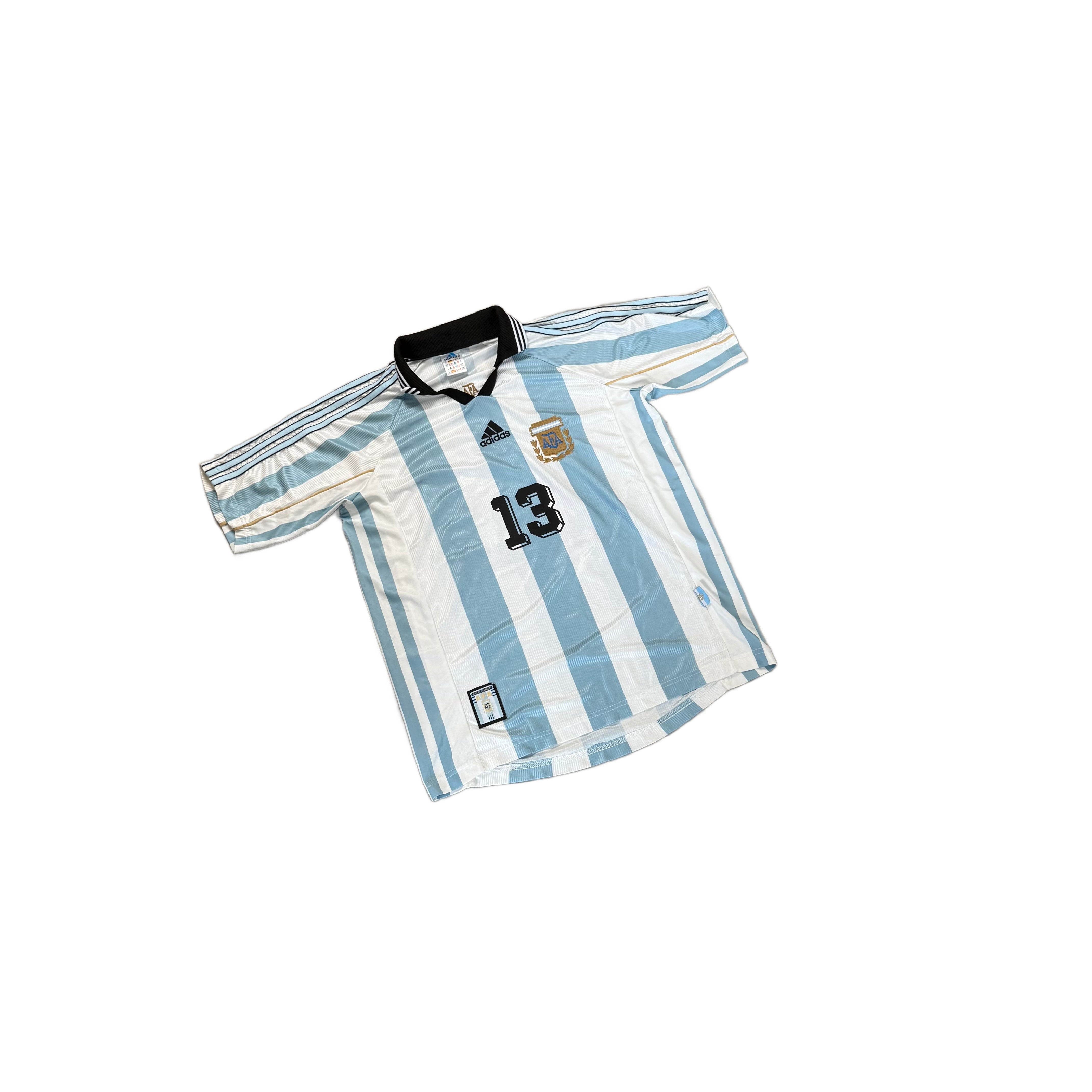 1998 - 99 Argentina Home Shirt - M