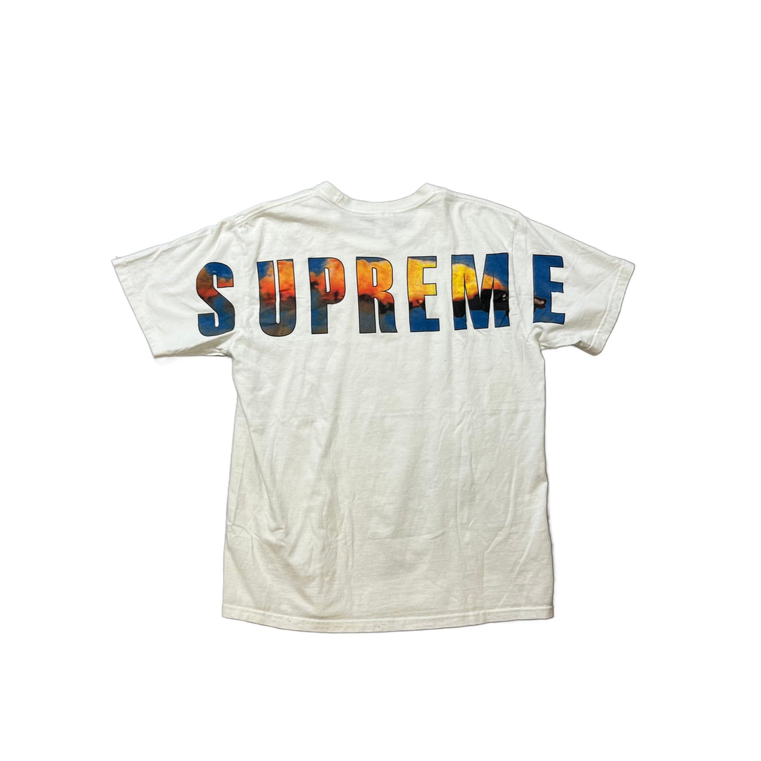 White Supreme Tee - L
